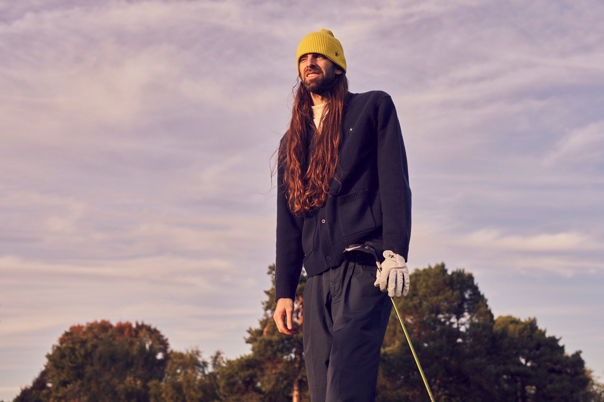 Sounder Golf | Sounder Golf | Hats | Luxe Star Beanie - Neon Yellow | Hats & Caps