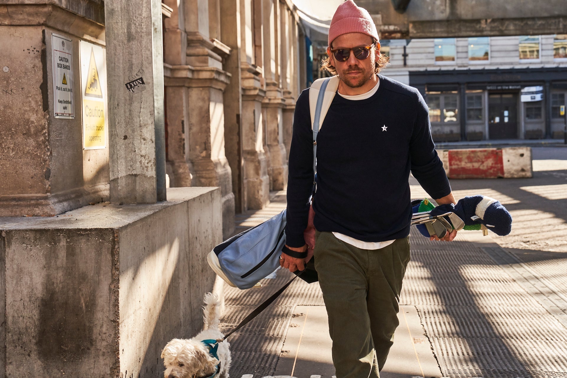 Sounder Golf | Sounder Golf | Clothing | Knits | Eden Knit with Pointelle Star - Deep Navy | Knits & Sweats