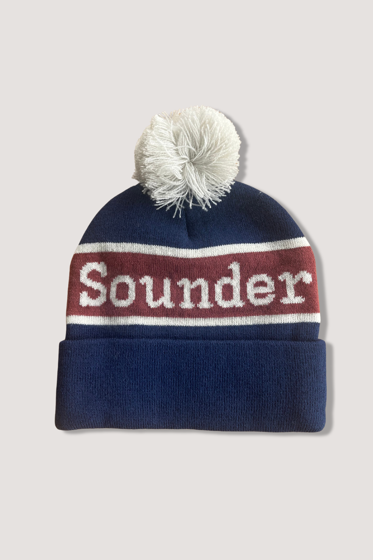 Sounder Bobble Hat - Navy