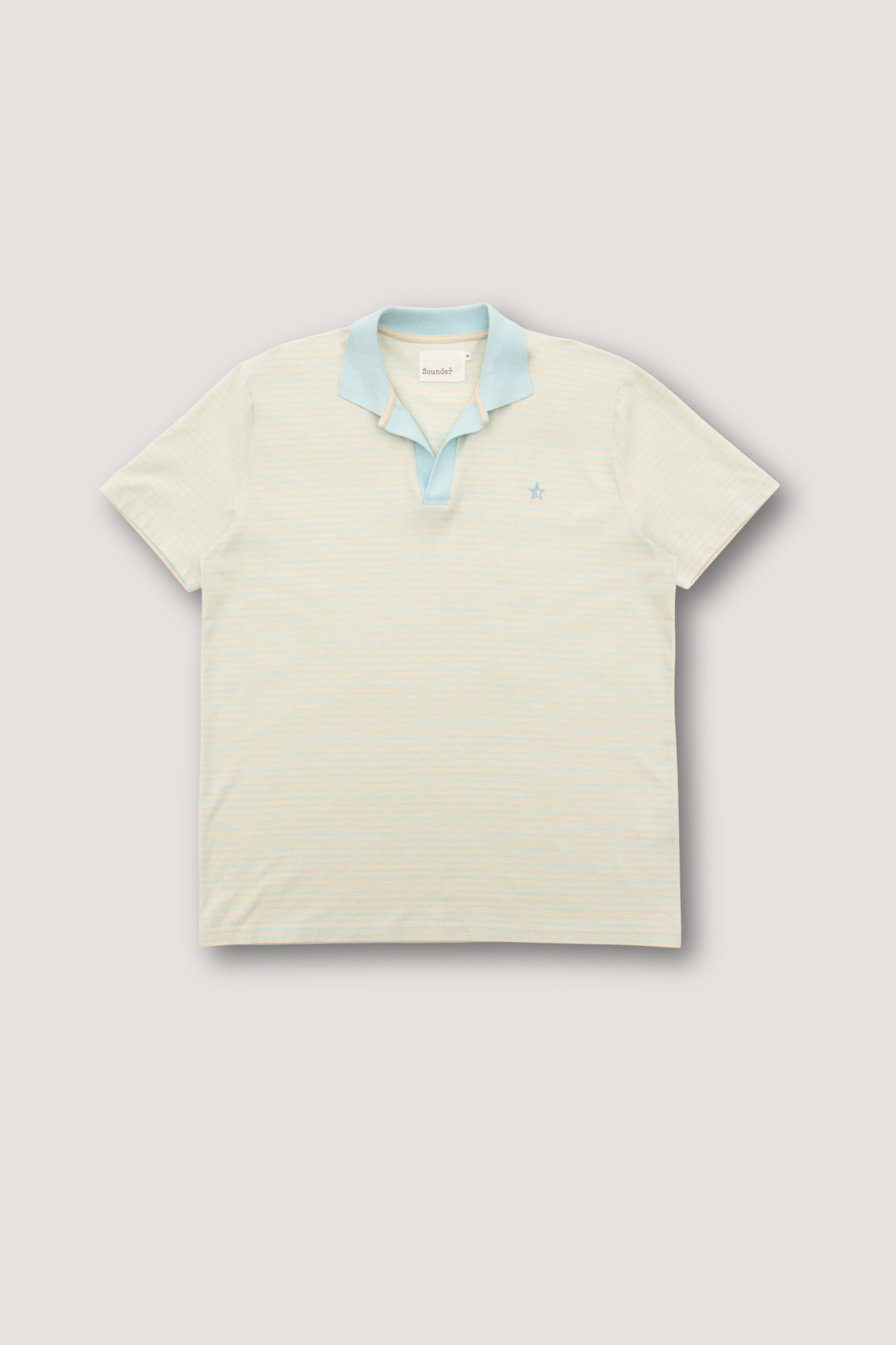 Capri Collar Polo - Mint / Natural