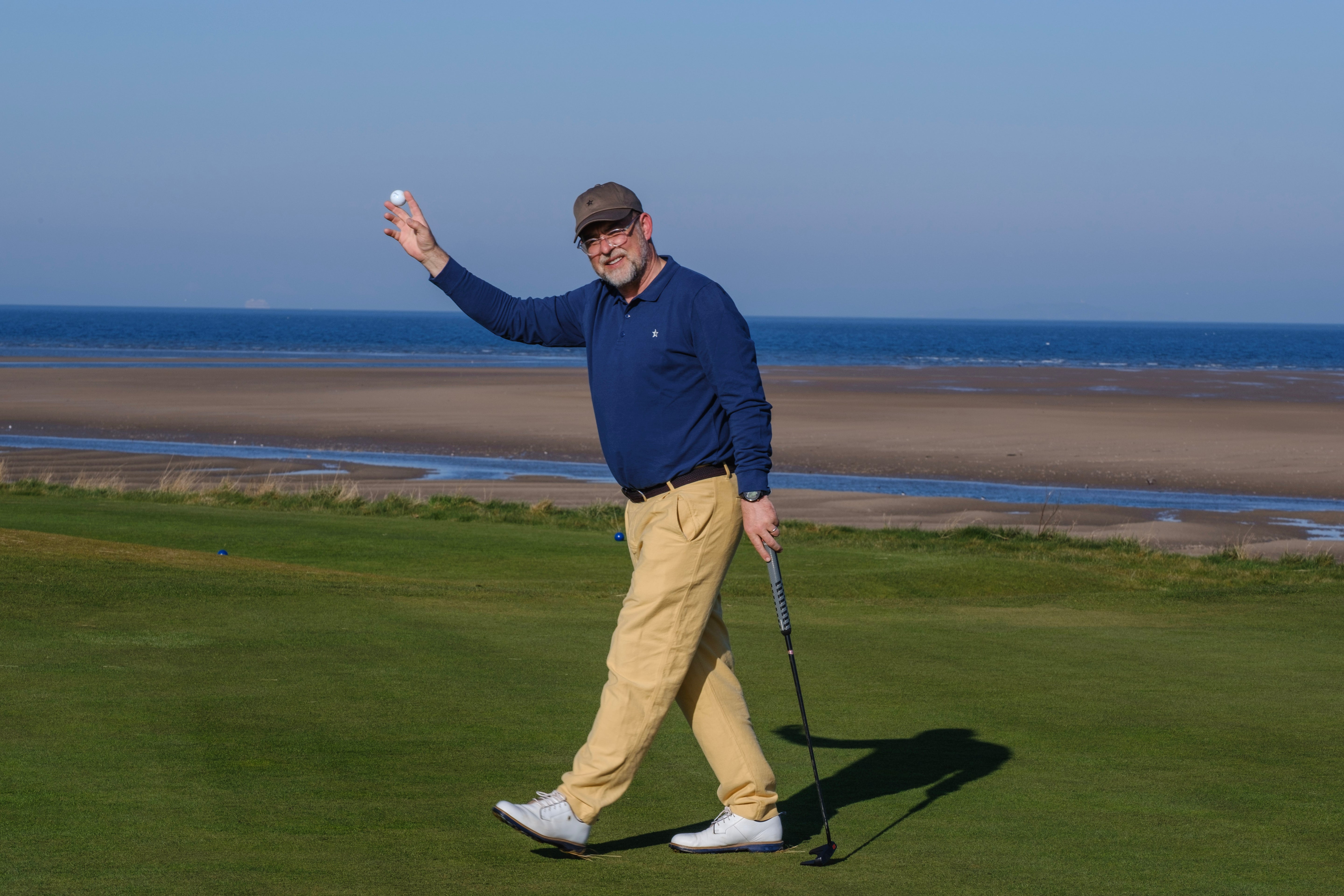 Sounder Golf | Sounder Golf | Clothing | Trousers | Good Walk Chino - Tan Moleskin | Trousers & Shorts