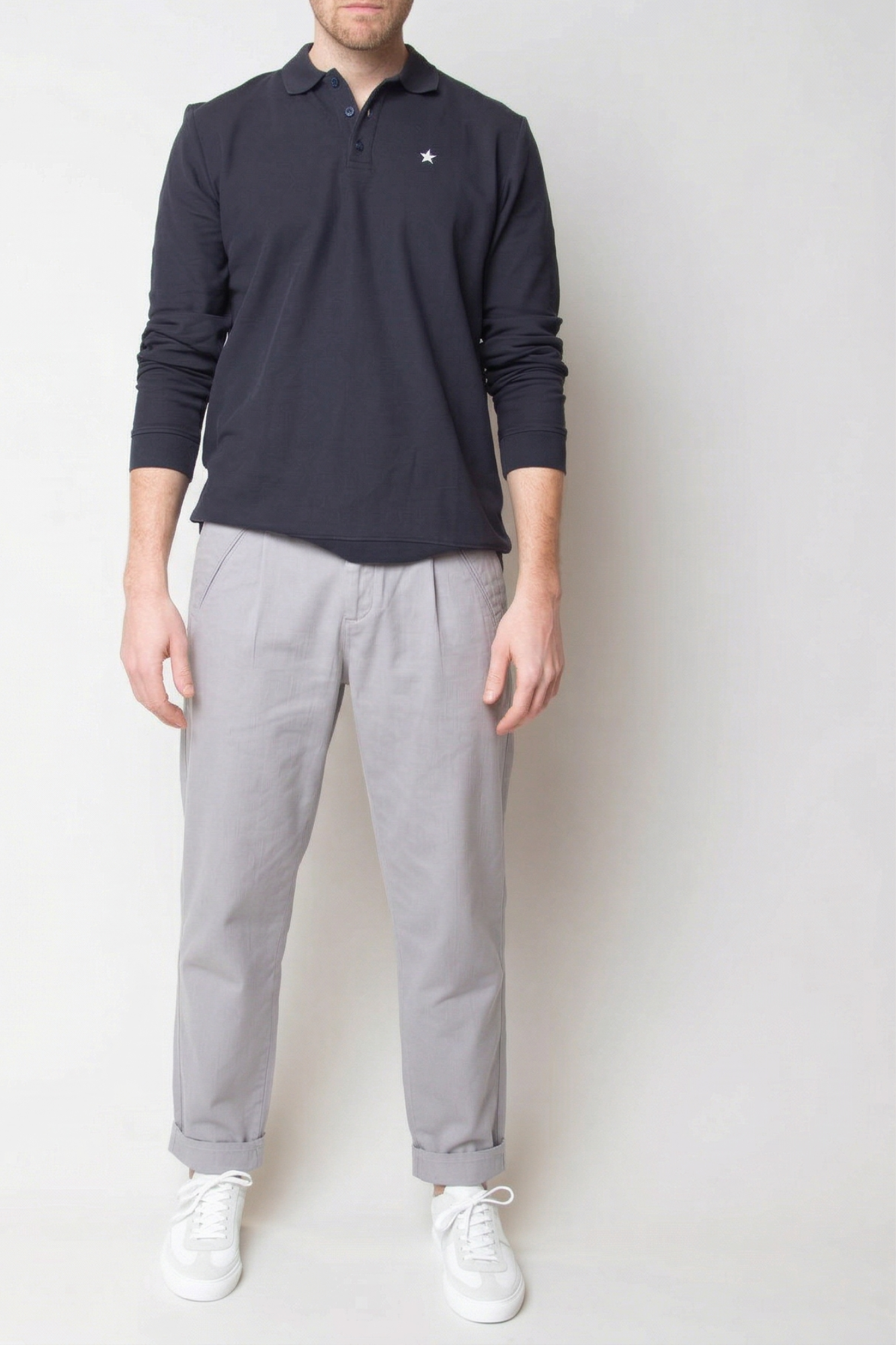 Good Walk Chino - Concrete Herringbone