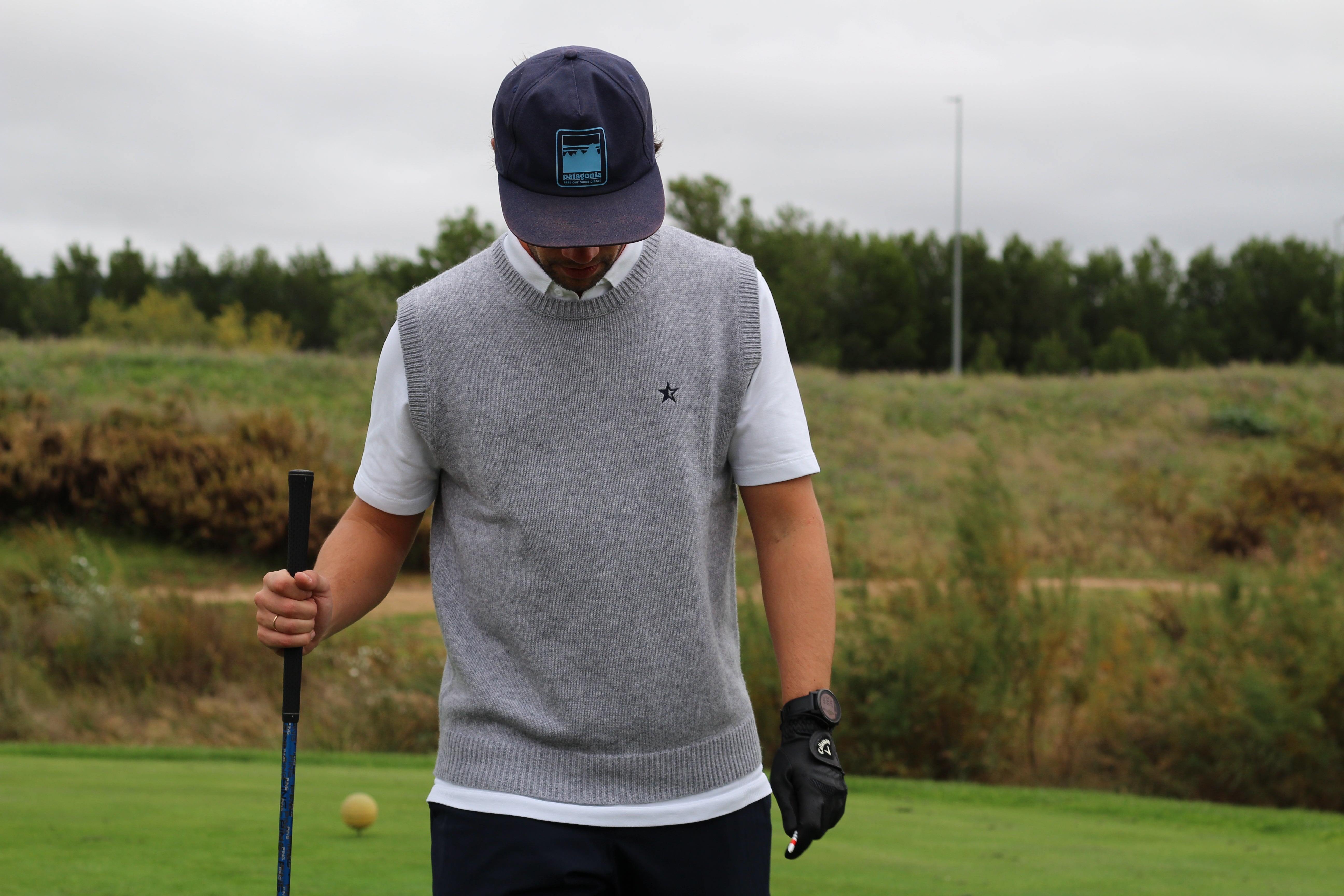 Sounder Golf | Sounder Golf | Clothing | Knits | Tank - Mid Grey Melange | Knits & Sweats