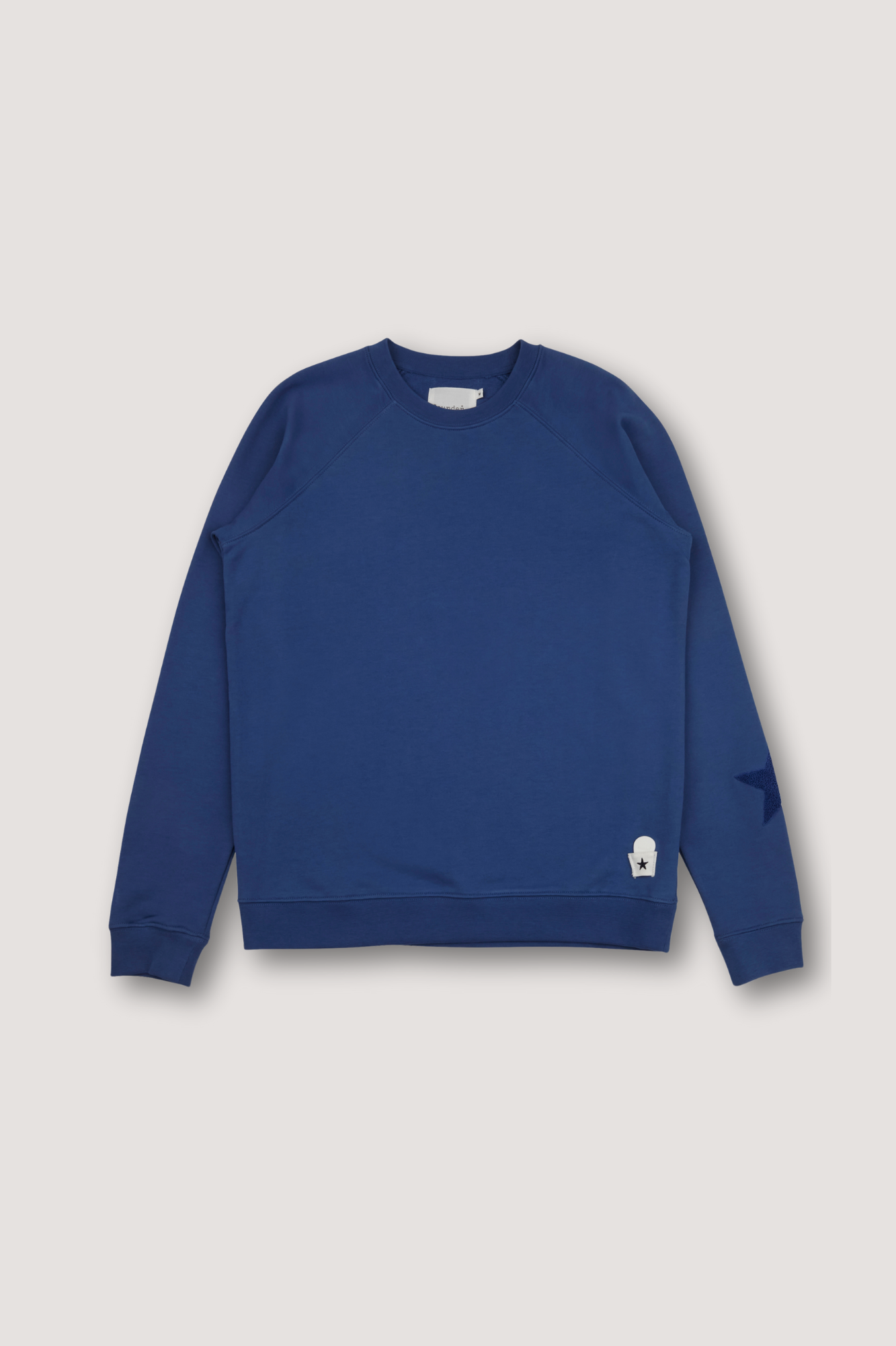 Raglan Star Sweat - Sea Blue