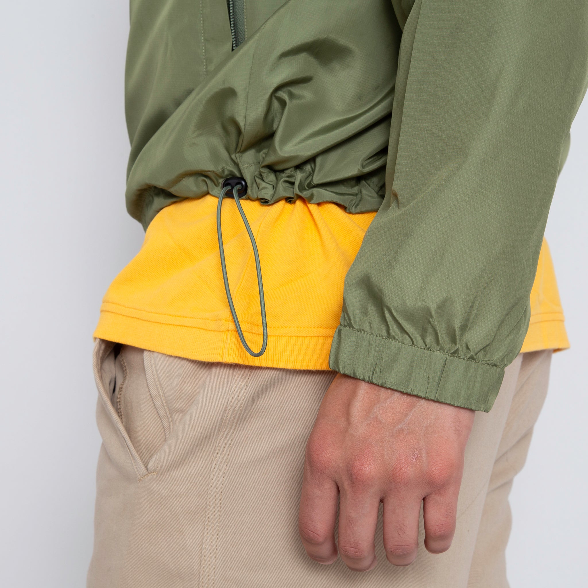 Sounder Golf | Sounder Golf | Outerwear | Pac Mach Half Zip - Olive Ripstop | Outerwear