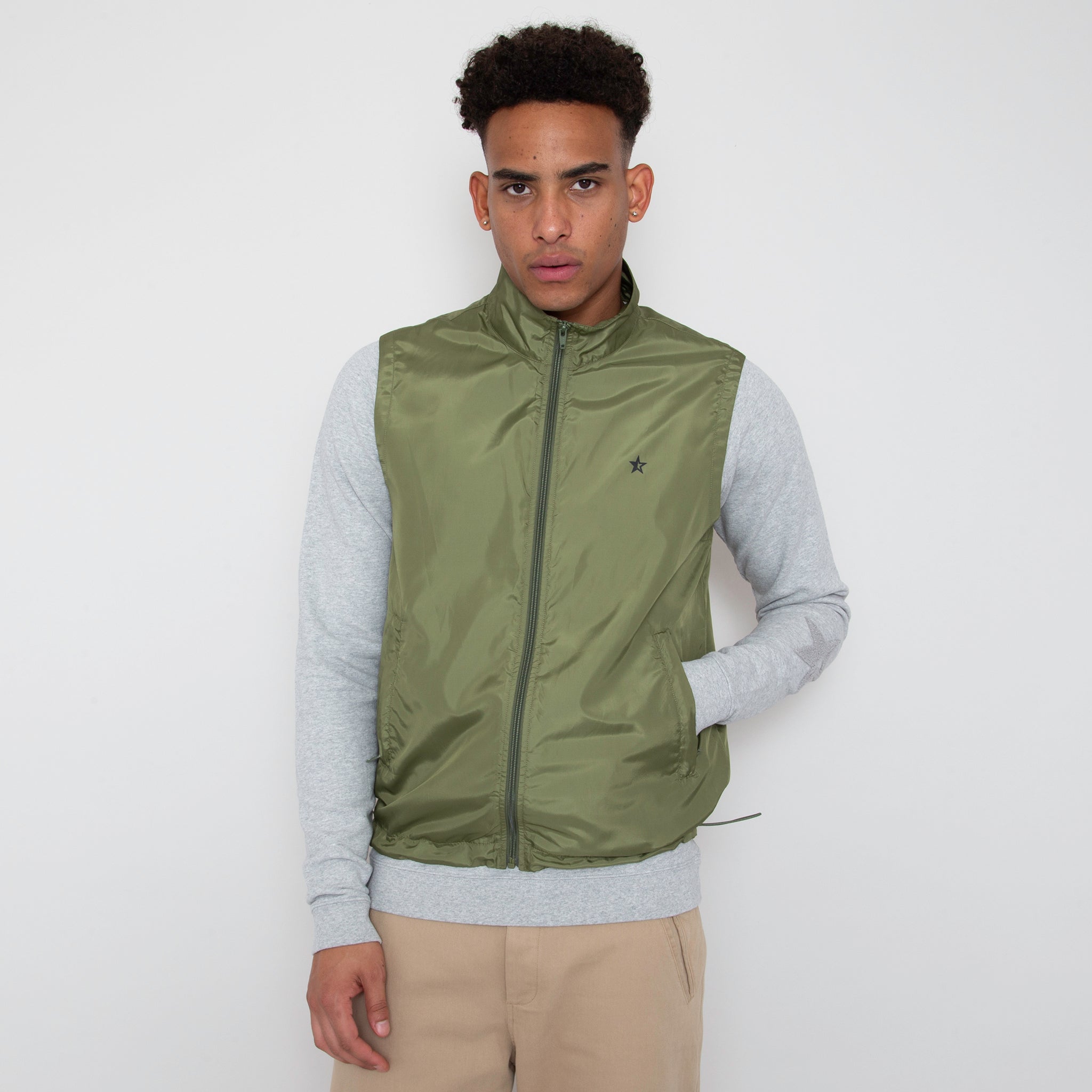 Pac Mach Gilet - Olive Ripstop