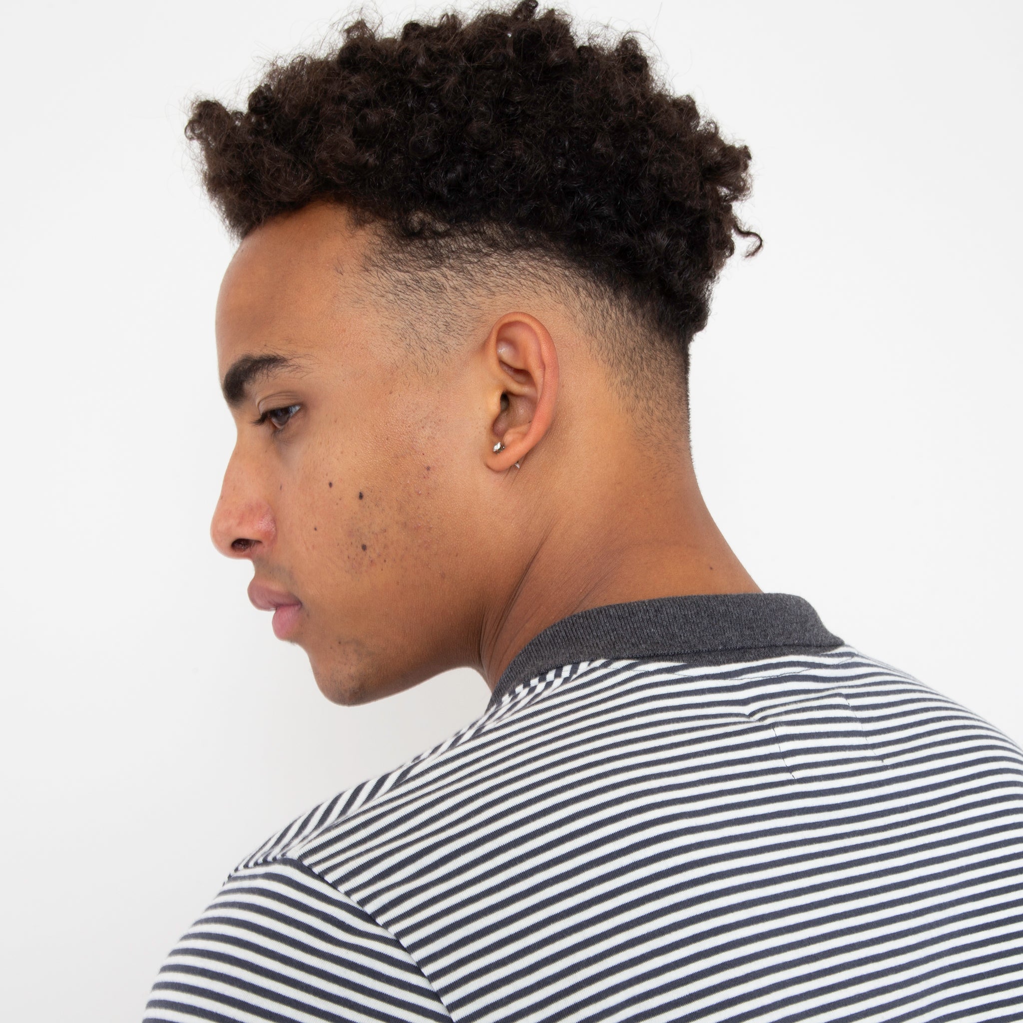 Sounder Golf | Sounder Golf | Clothing | Polos | Long Sleeve Play Well Polo - Charcoal and Off White | Polos