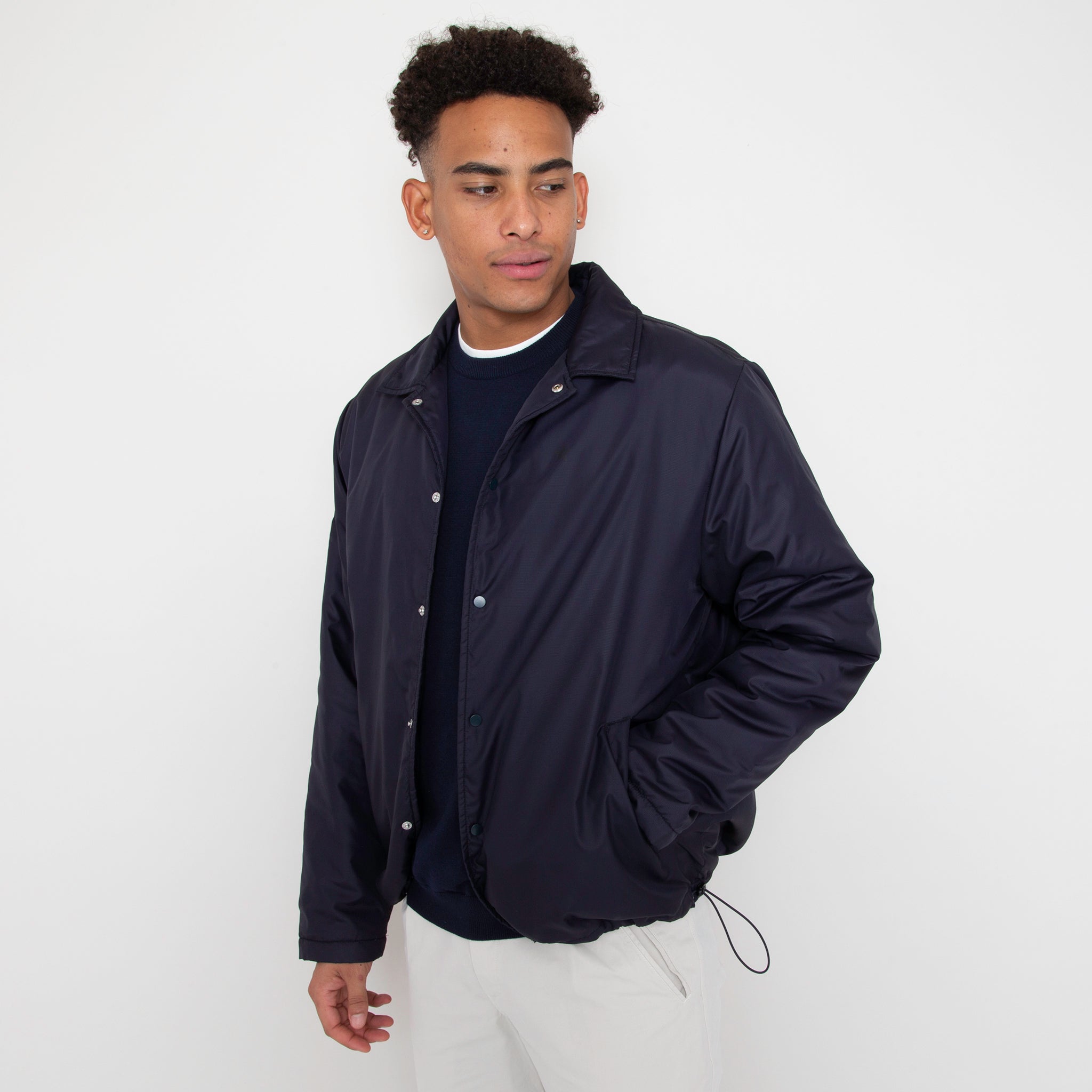 Sounder Golf | Sounder Golf | Clothing | Outerwear | Shivas Puff Jacket - Deep Navy Ripstop | Outerwear