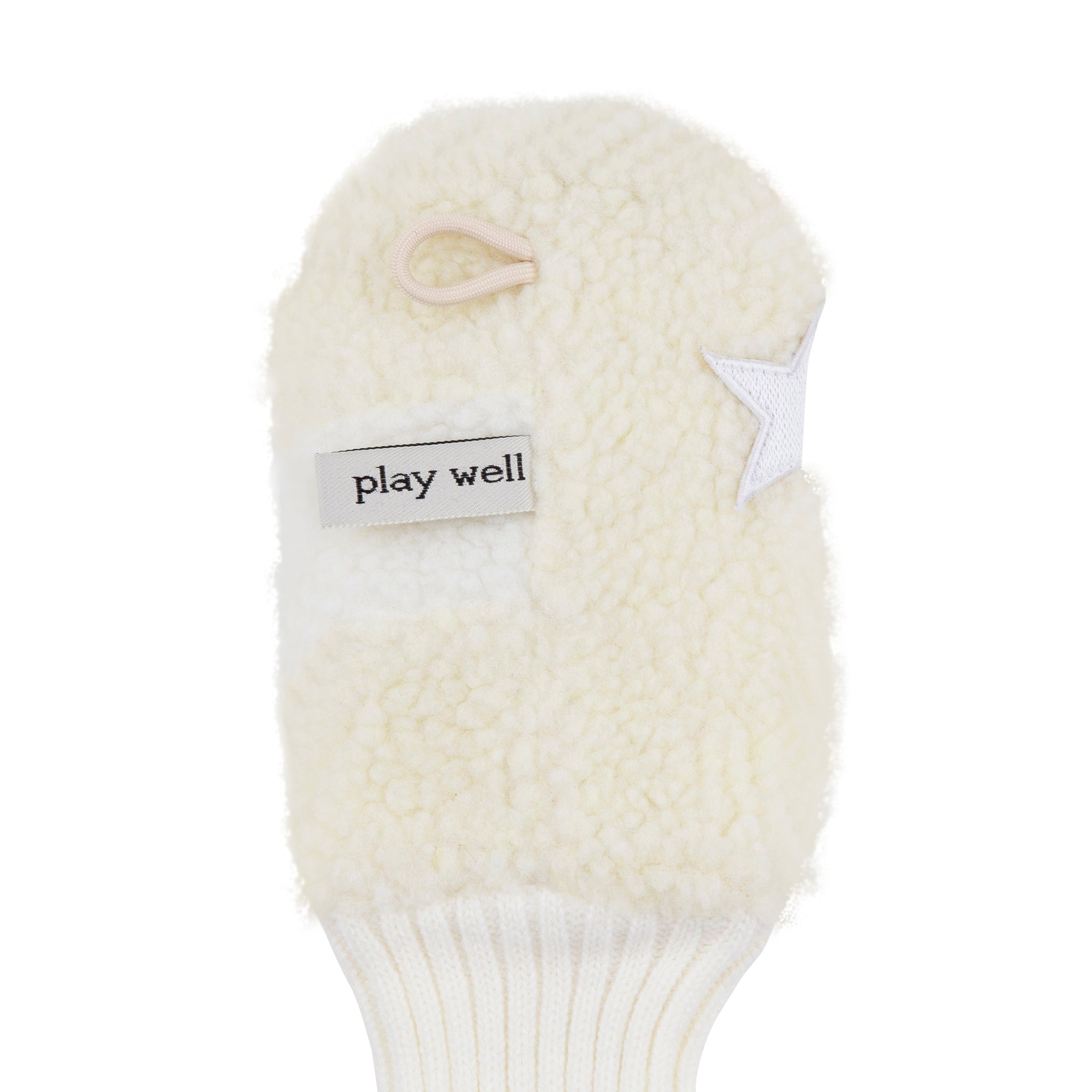 Sounder Golf | Sounder Golf | Golf Accessories | Driver Headcover - Cream / Off White Star | Golf Essentials