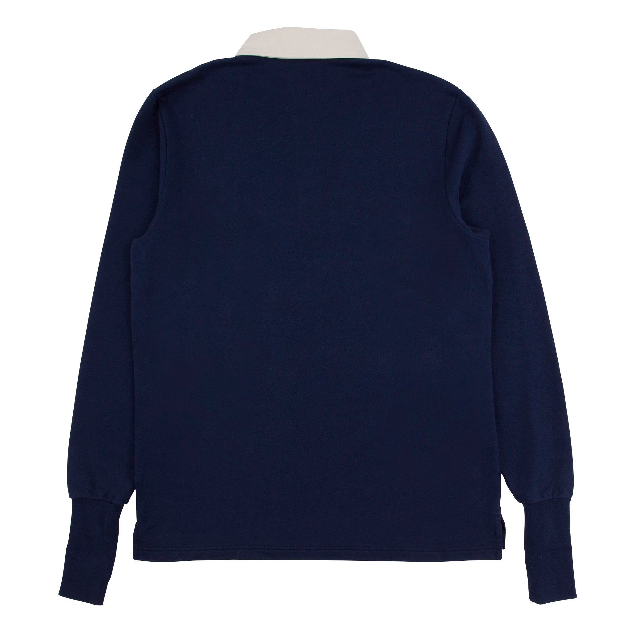 Sounder Golf | Sounder Golf | Sweats | Big Mach Long Sleeve Polo Sweat - Deep Navy / Natural | Knits & Sweats