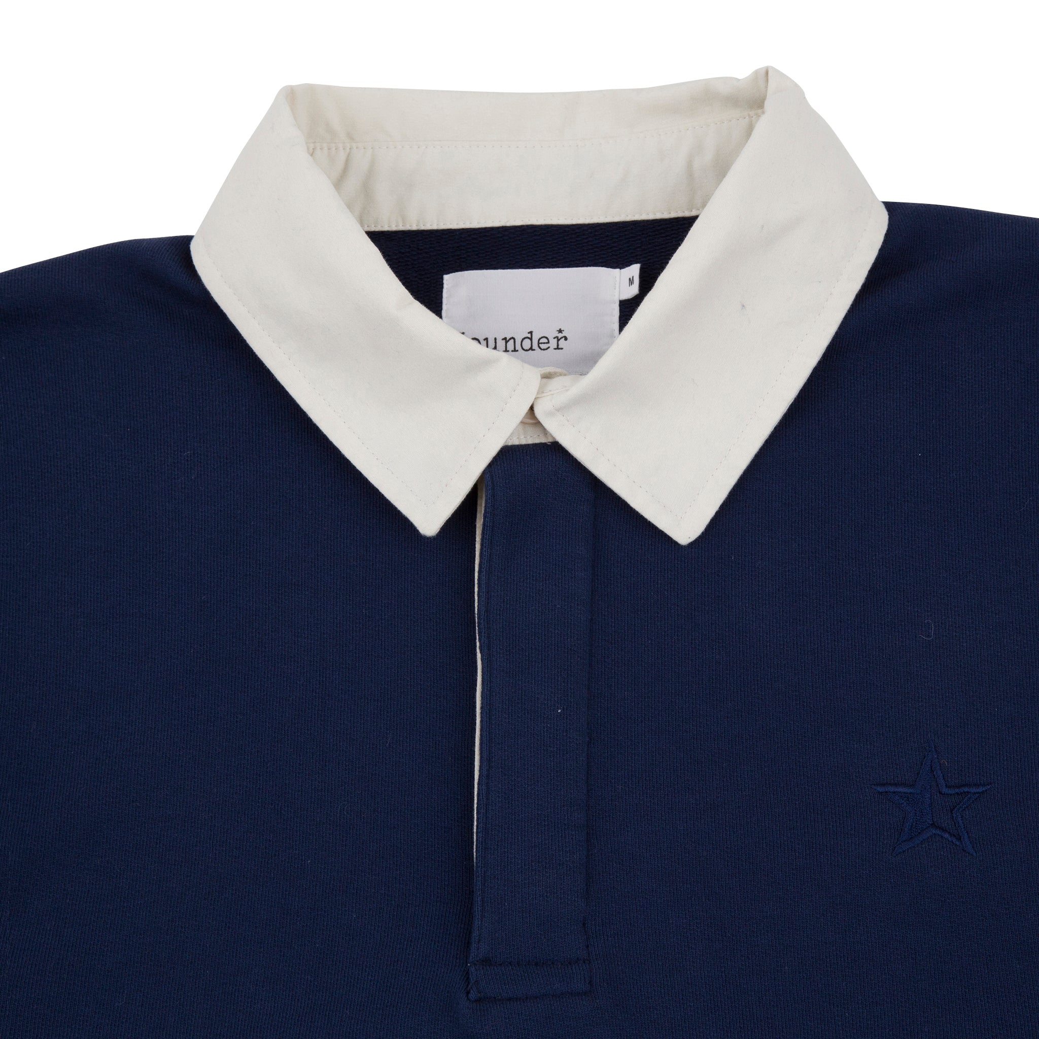 Sounder Golf | Sounder Golf | Sweats | Big Mach Long Sleeve Polo Sweat - Deep Navy / Natural | Knits & Sweats