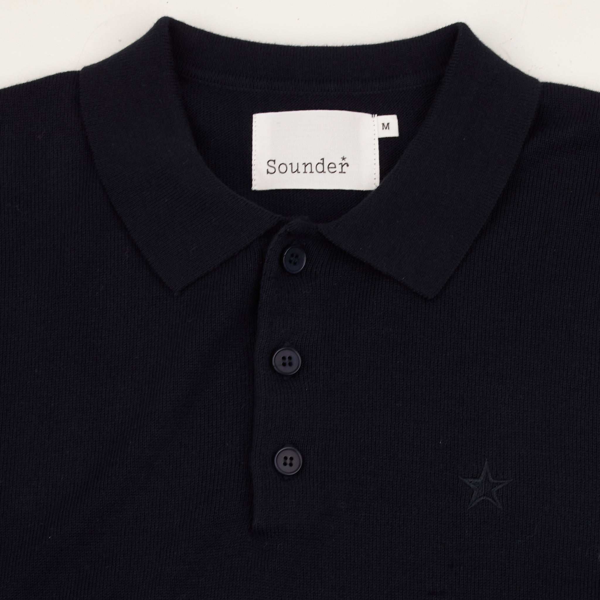 Sounder Golf | Sounder Golf | Clothing | Knits | Fine Cut Knitted Polo - Deep Navy | Knits & Sweats