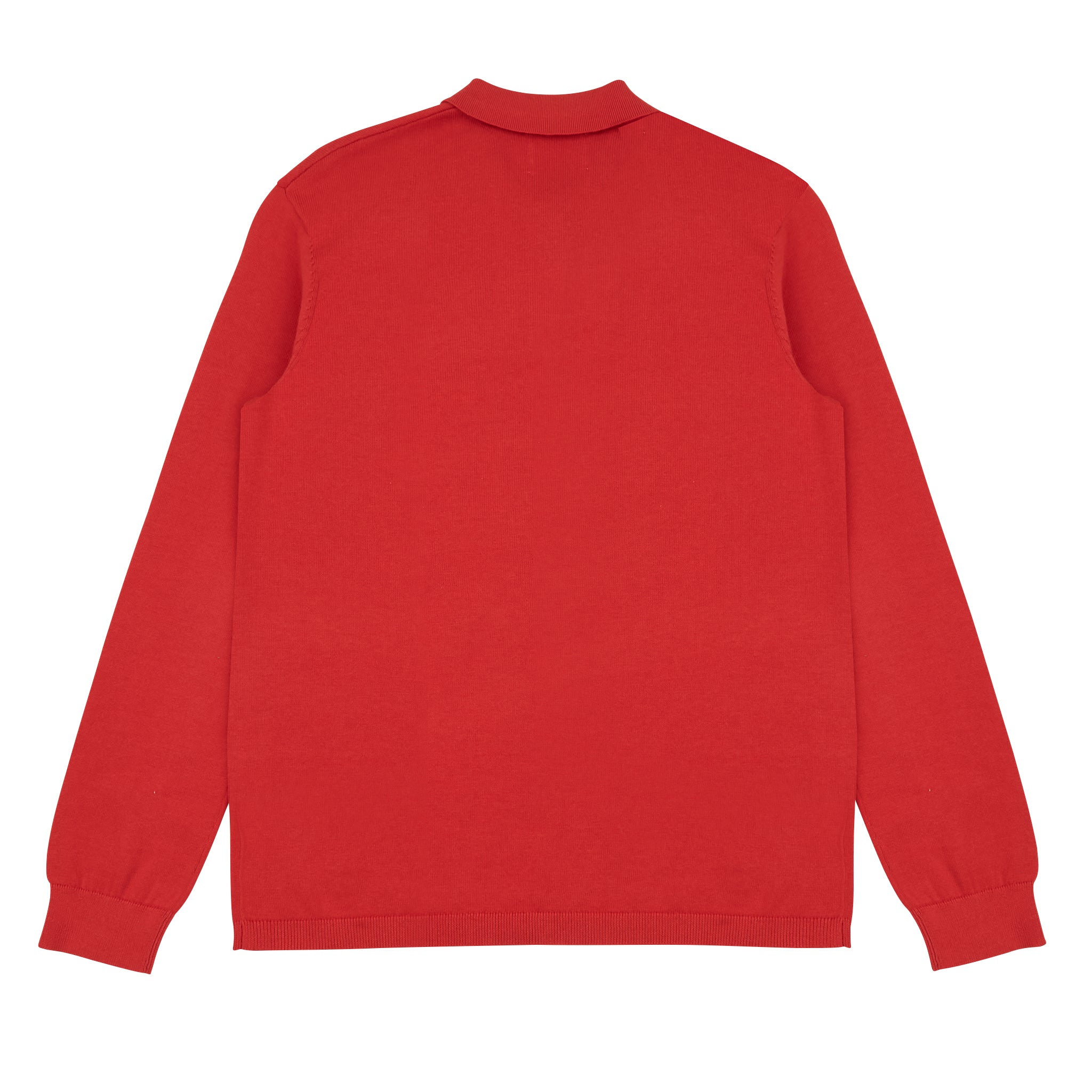 Sounder Golf | Sounder Golf | Clothing | Knits | Fine Cut Knitted Polo - Lava Red | Knits & Sweats