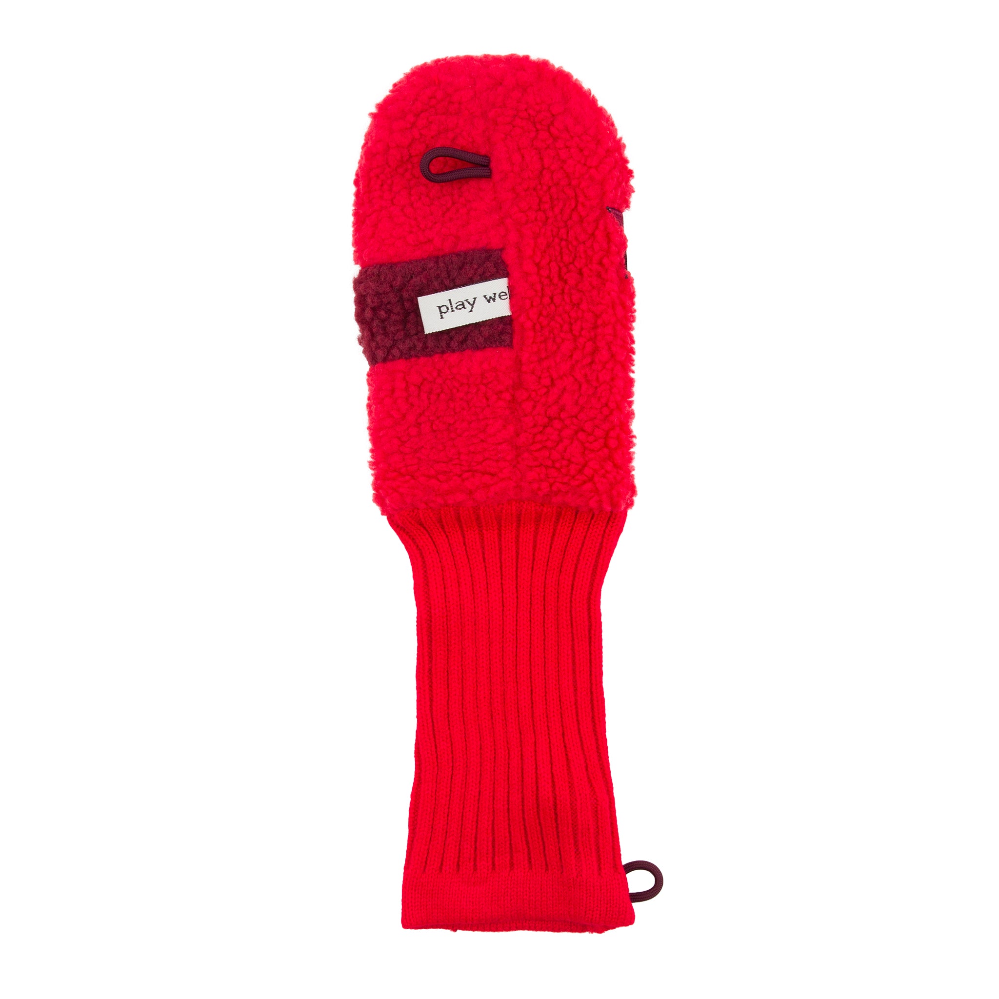 Sounder Golf | Sounder Golf | Golf Accessories | Driver Headcover - Red / Burgundy Star | Golf Essentials