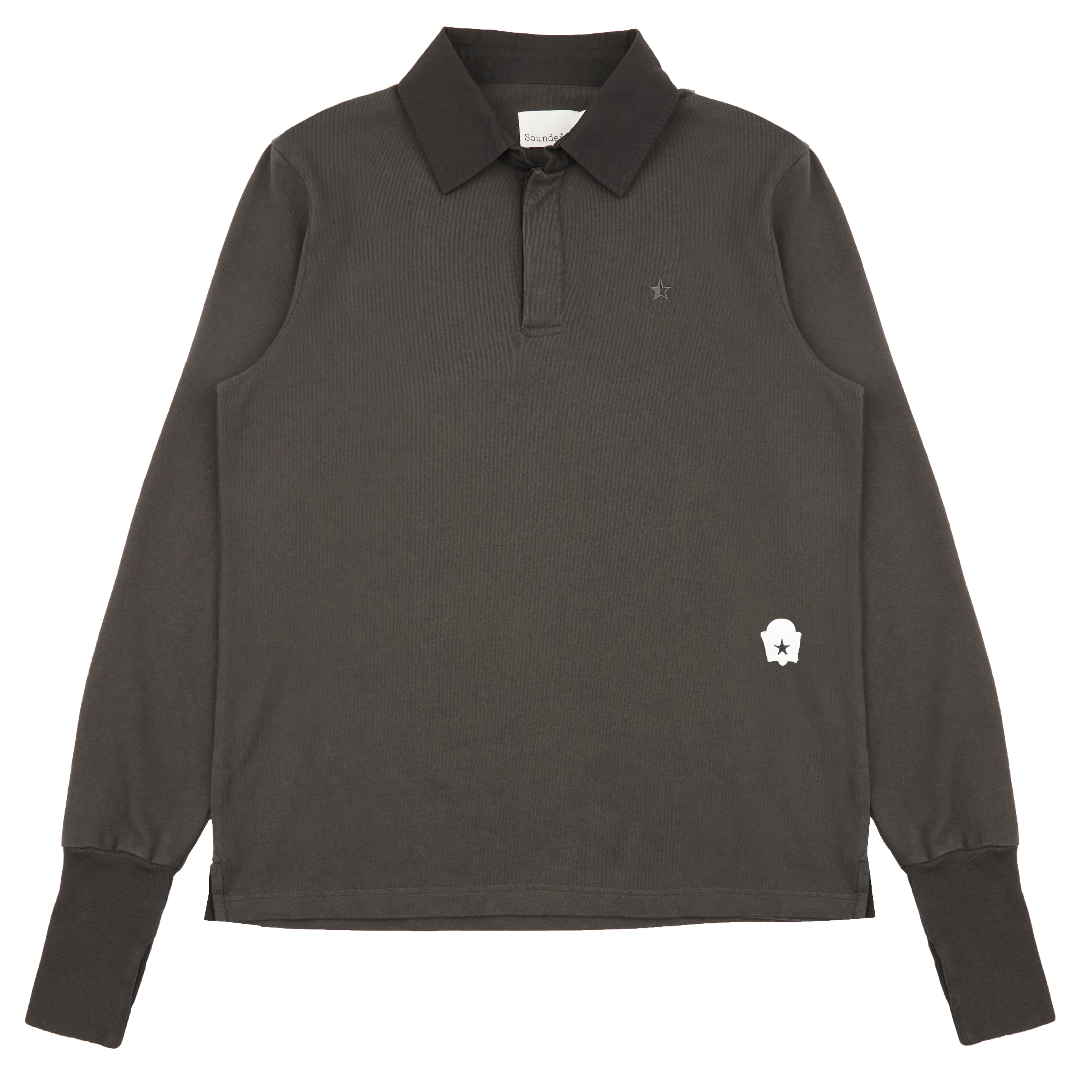 Sounder Golf | Sounder Golf | Sweats | Big Mach Long Sleeve Polo Sweat - Charcoal | Knits & Sweats