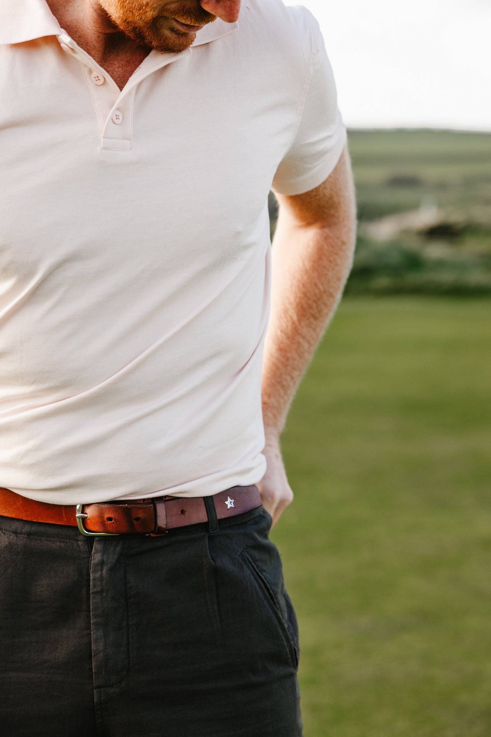 Clean Lie Polo - Dusty Pink