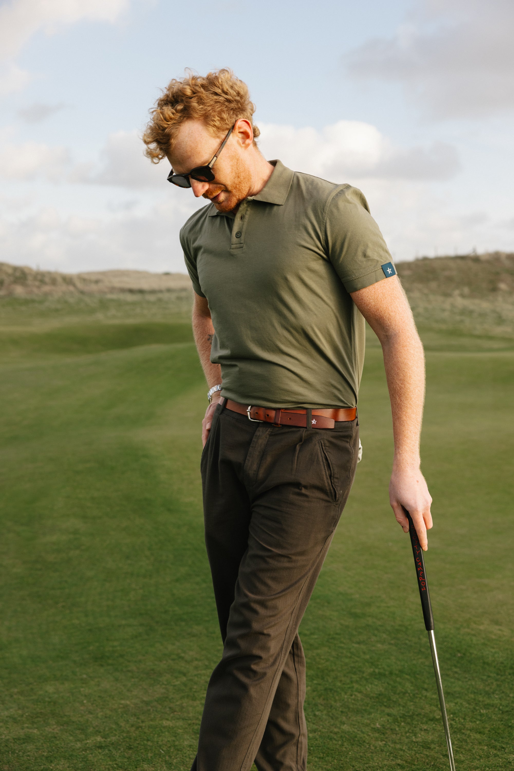 Clean Lie Polo - Smokey Olive