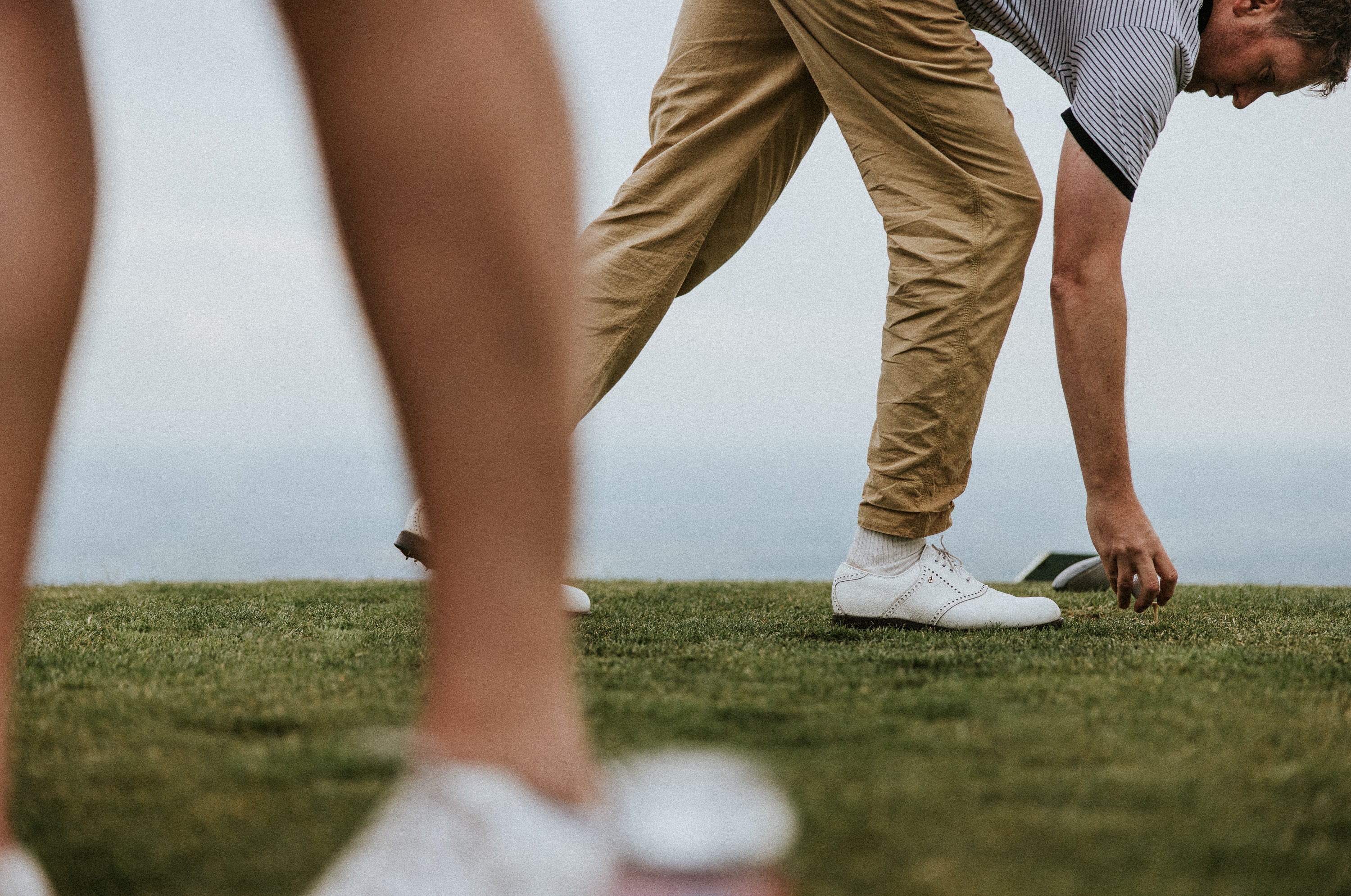 Sounder Golf | Sounder Golf | Clothing | Trousers | Good Walk Chino - Tan Ripstop | Trousers & Shorts