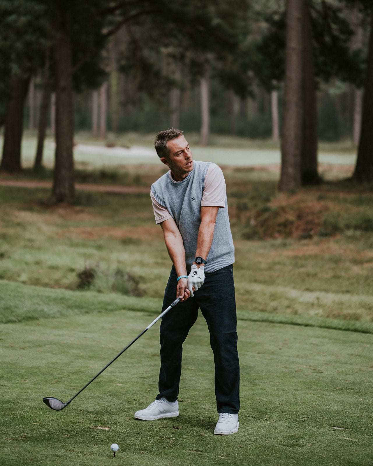 Sounder Golf | Sounder Golf | Clothing | Knits | Tank - Mid Grey Melange | Knits & Sweats