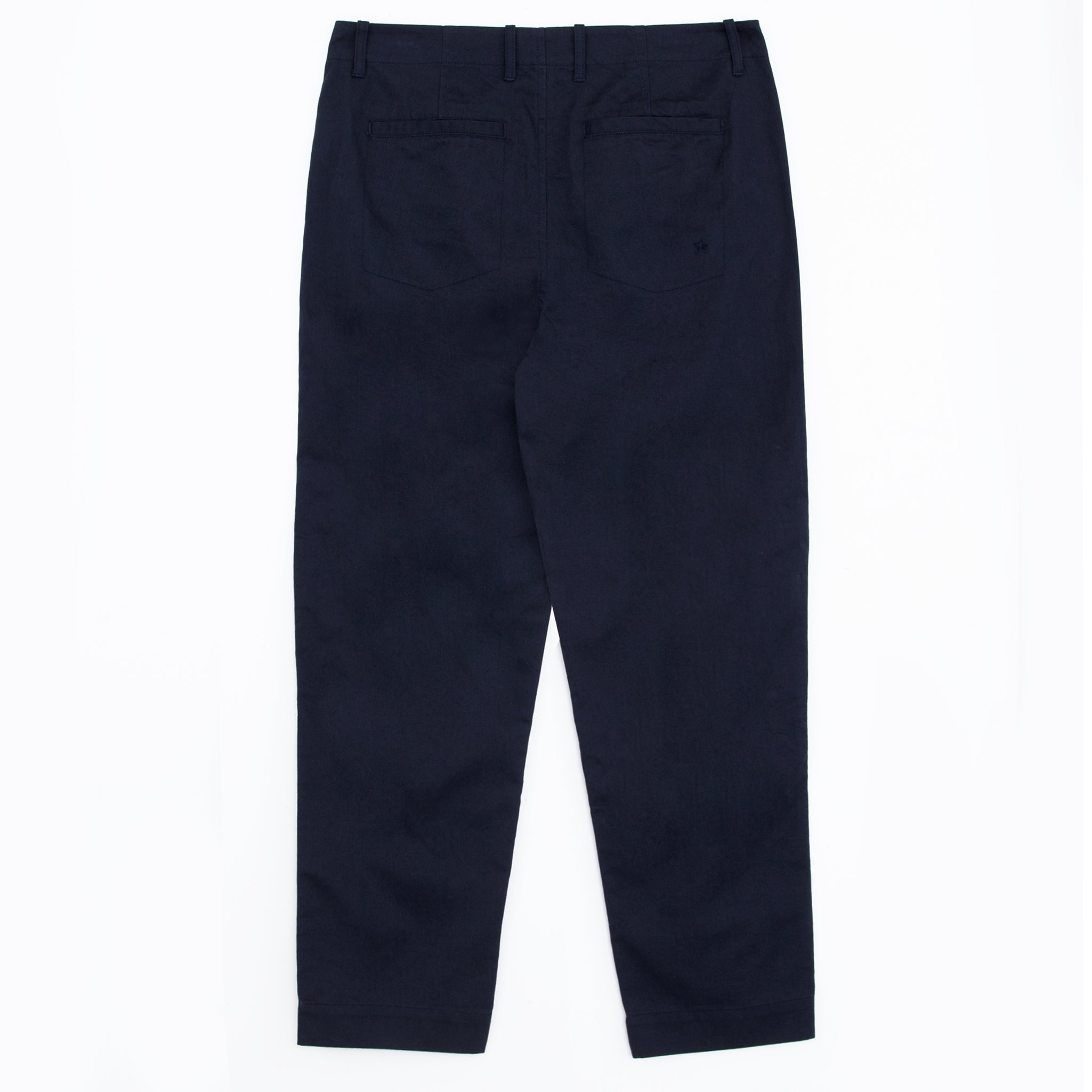 Sounder Golf | Sounder Golf | Clothing | Trousers | Good Walk Chino - Navy Cotton Twill with Navy Star Embroidery | Trousers & Shorts