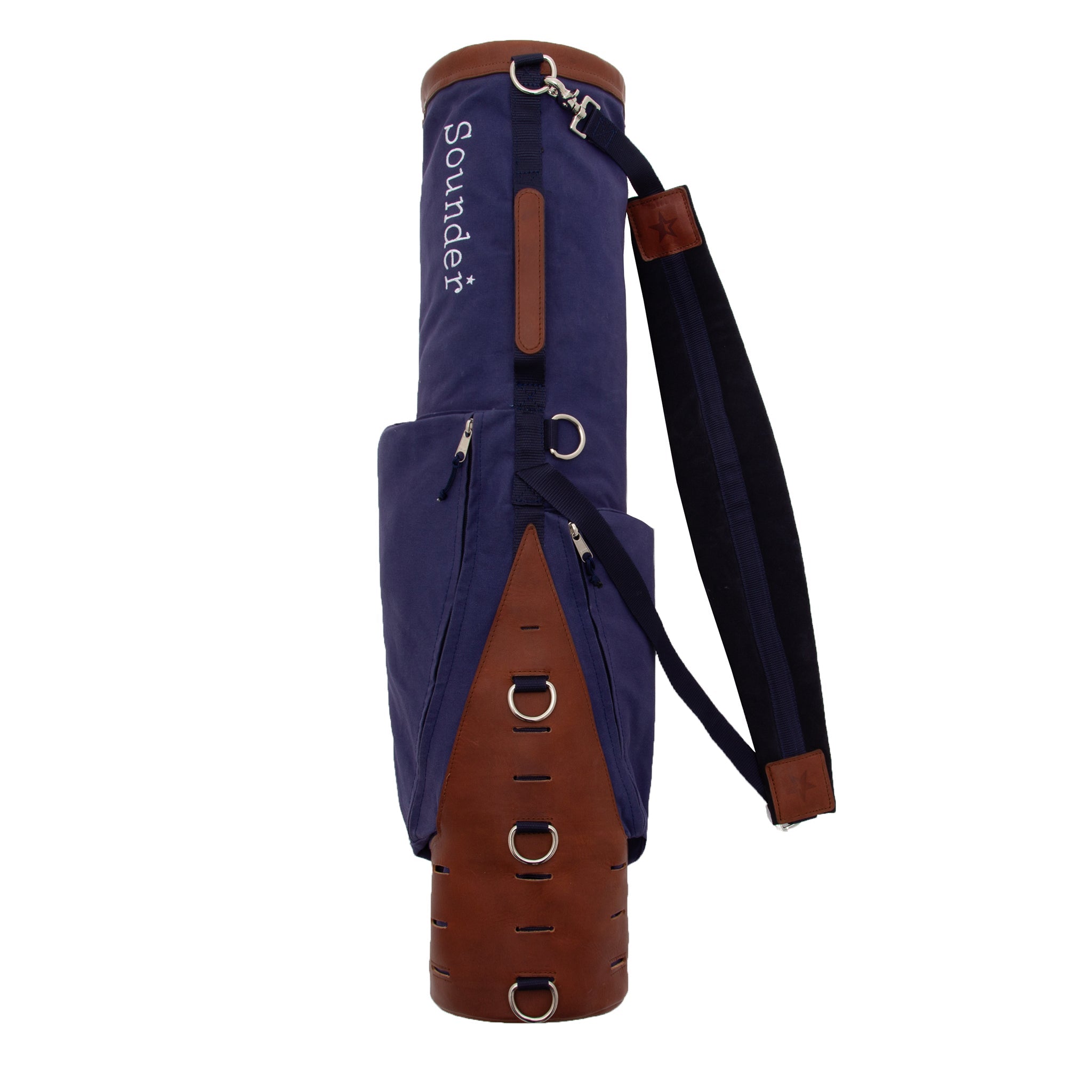 Sounder Golf | Sounder Golf | Golf Bags | The Sounder Golf Bag - Navy / Tan | Bag