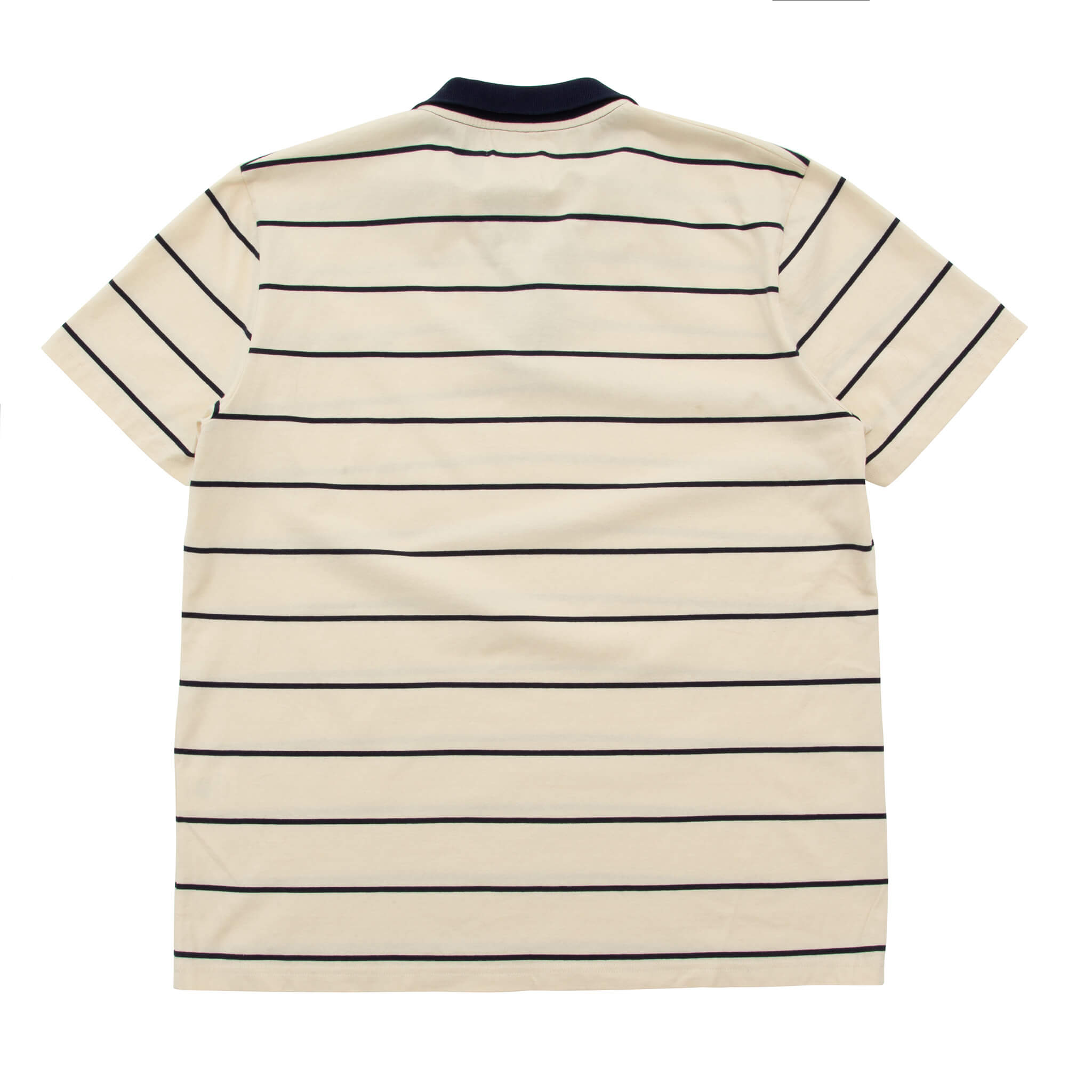 Sounder Golf | Sounder Golf | Clothing | Polos | Capri Collar Polo - Natural / Deep Navy | Polos