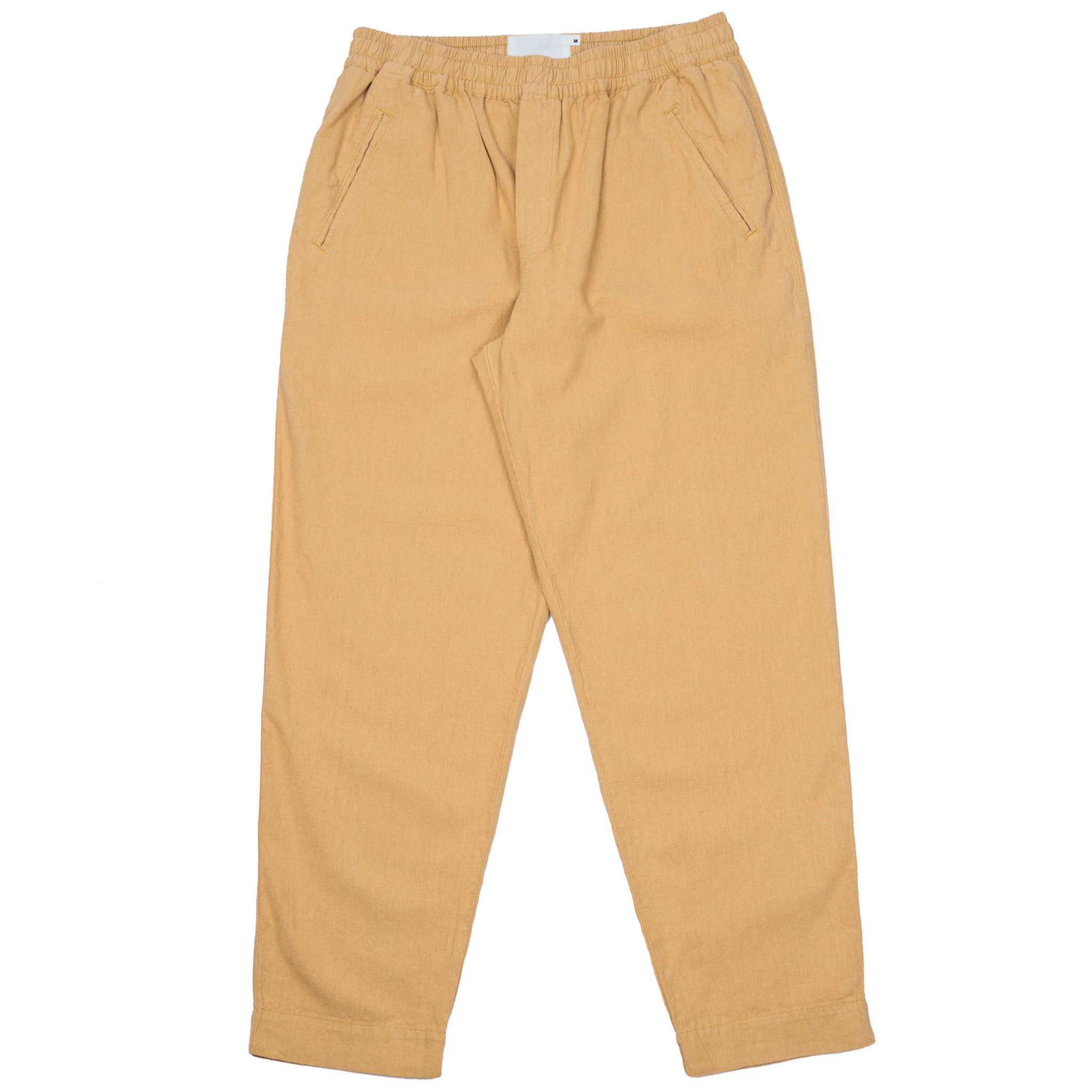 Sounder Golf | Sounder Golf | Clothing | Trousers | Drawcord Good Walk Chino - Tan Linen | Trousers & Shorts