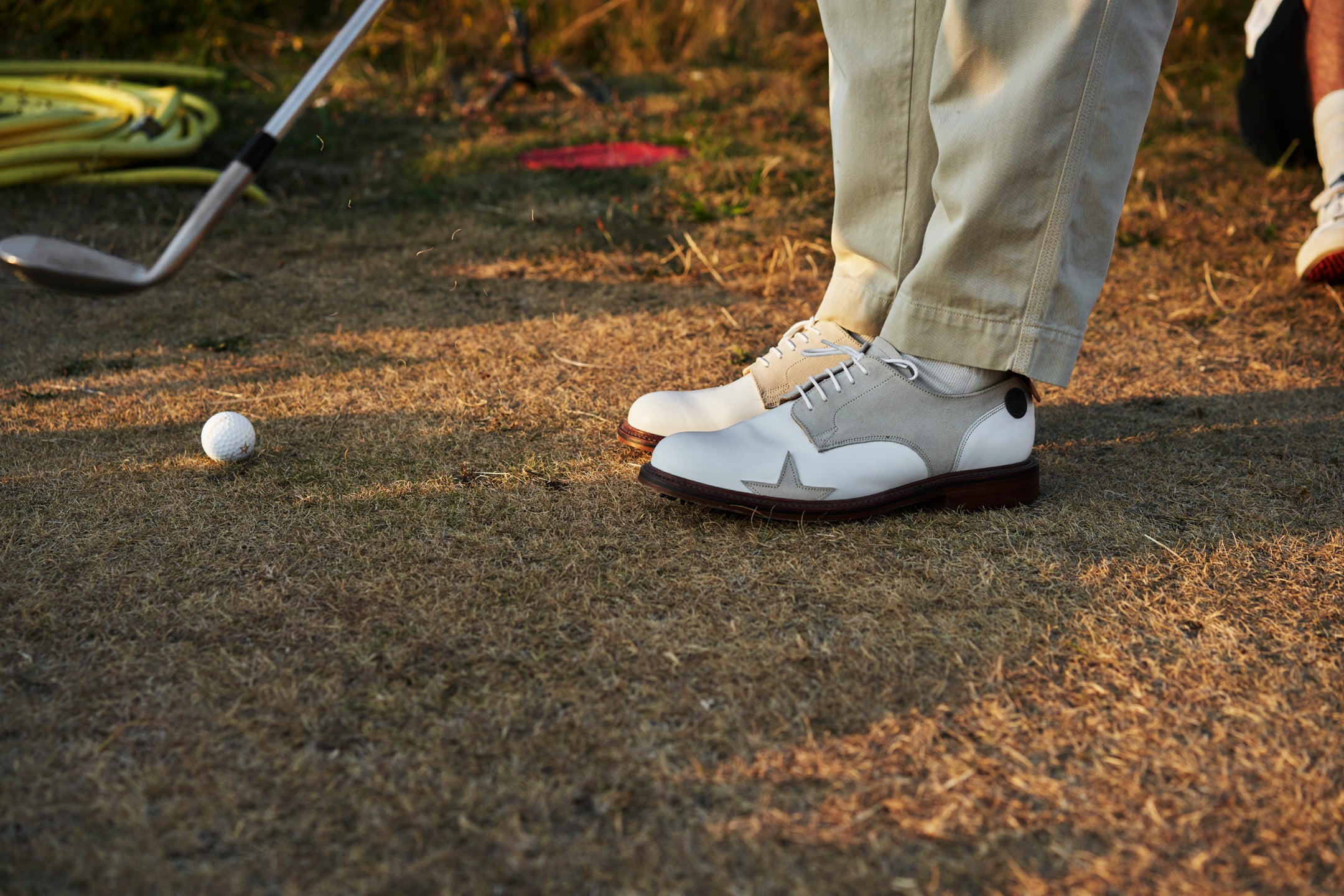 Sounder Golf | Sounder Golf | Golf Shoes | The Sounder x Grenson Golf Shoe - White | Shoes
