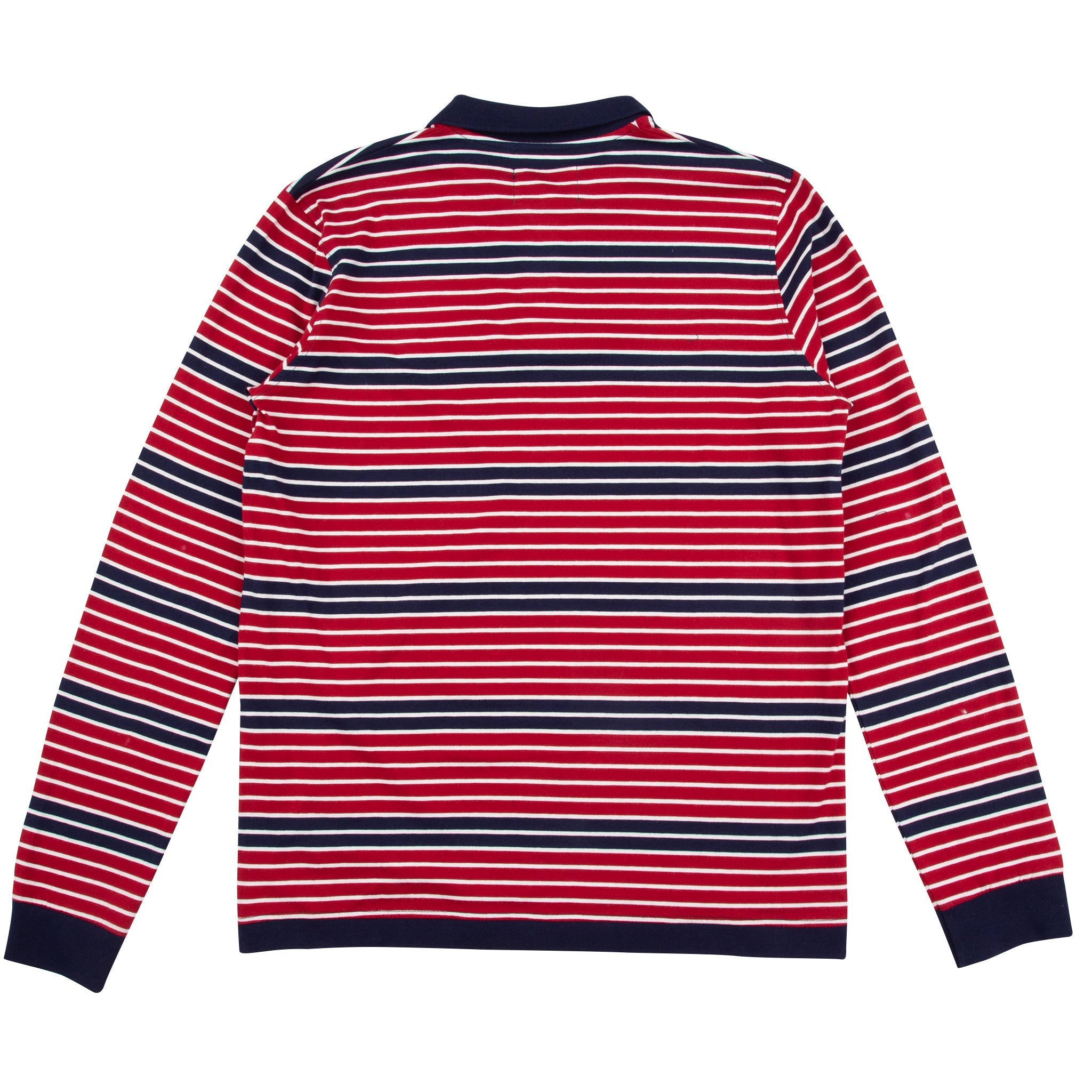 Sounder Golf | Sounder Golf | Clothing | Polos | Monterey Long Sleeve Polo - Deep Red and Navy | Polos