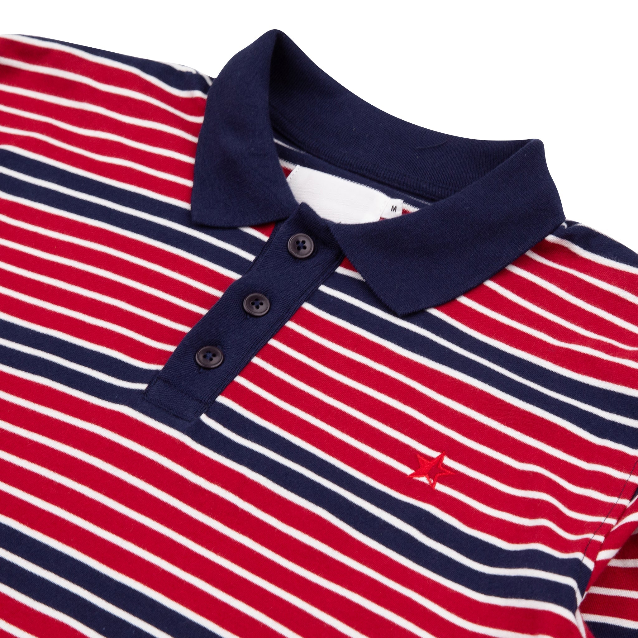 Sounder Golf | Sounder Golf | Clothing | Polos | Monterey Long Sleeve Polo - Deep Red and Navy | Polos