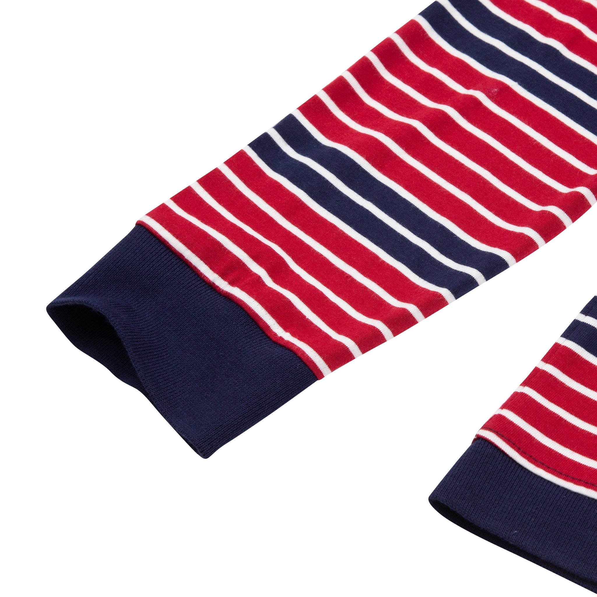 Sounder Golf | Sounder Golf | Clothing | Polos | Monterey Long Sleeve Polo - Deep Red and Navy | Polos