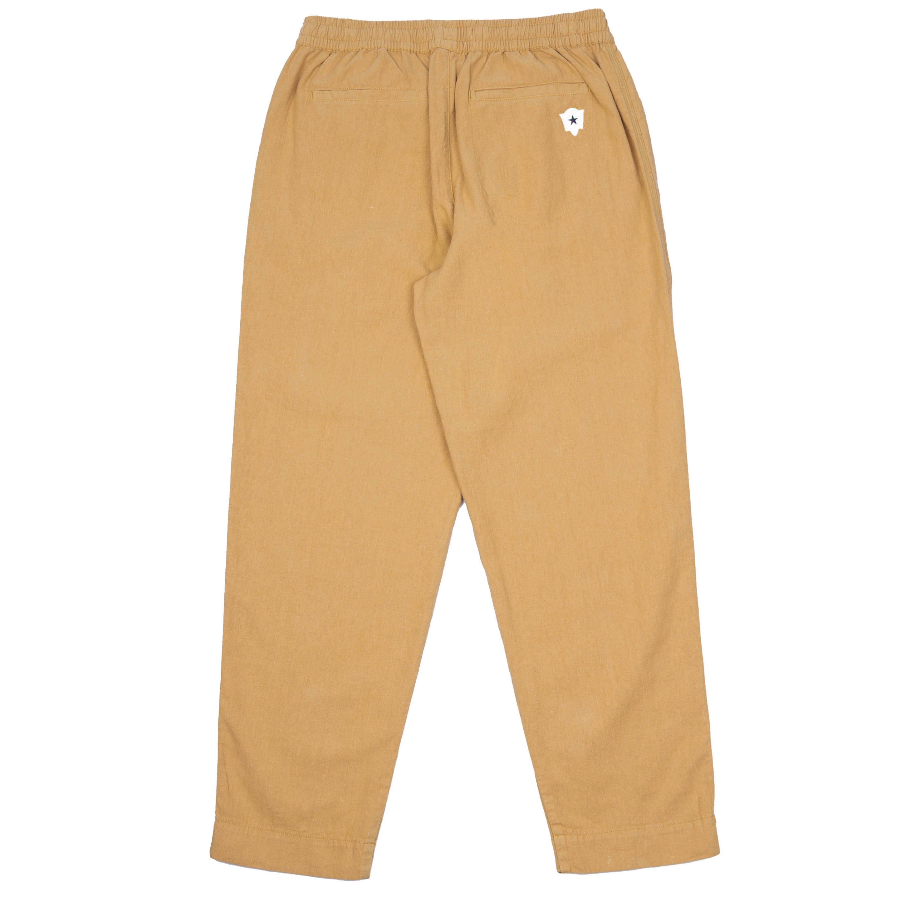 Sounder Golf | Sounder Golf | Clothing | Trousers | Drawcord Good Walk Chino - Tan Linen | Trousers & Shorts
