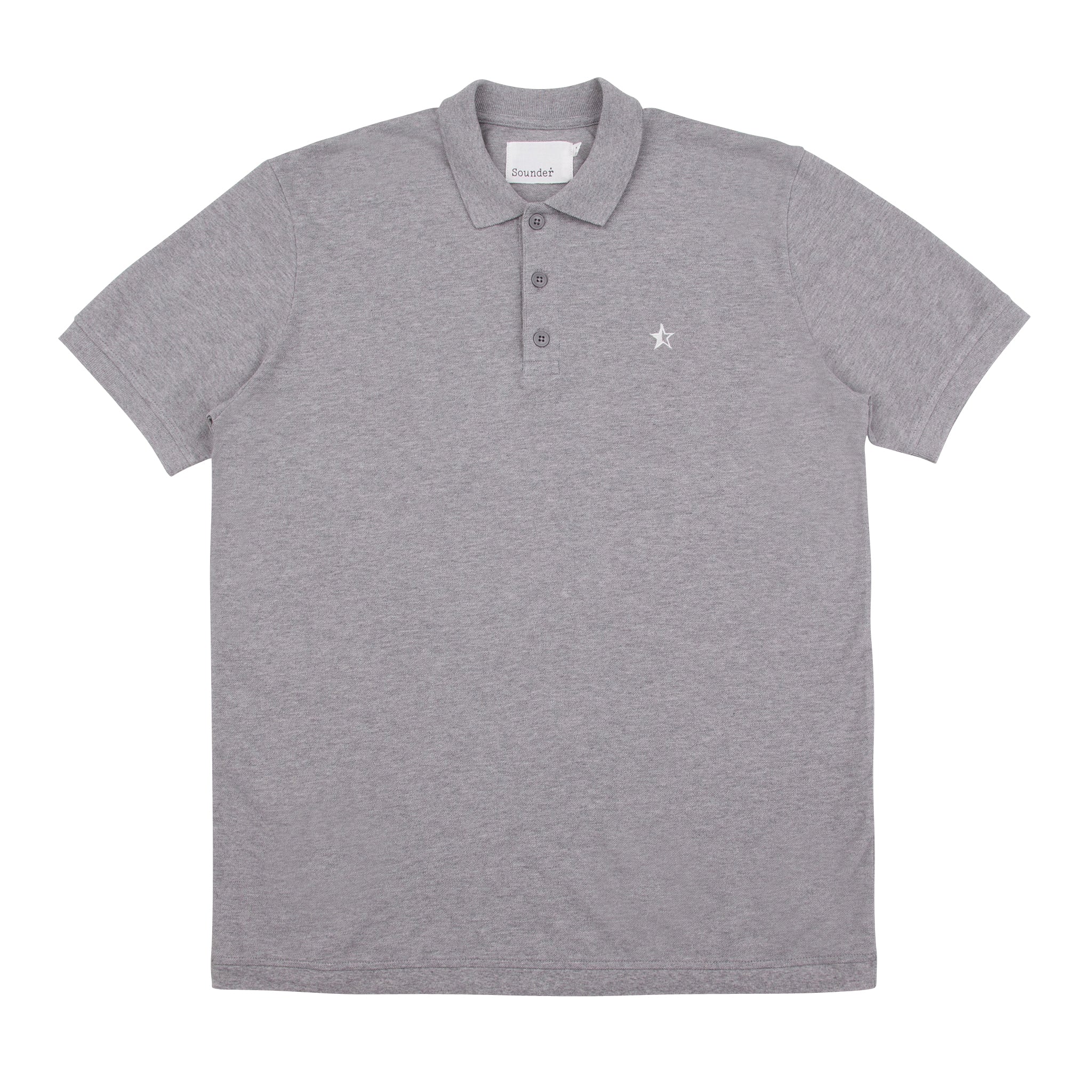 Sounder Golf | Sounder Golf | Clothing | Polos | Play Well Polo - Light Grey Melange | Polos