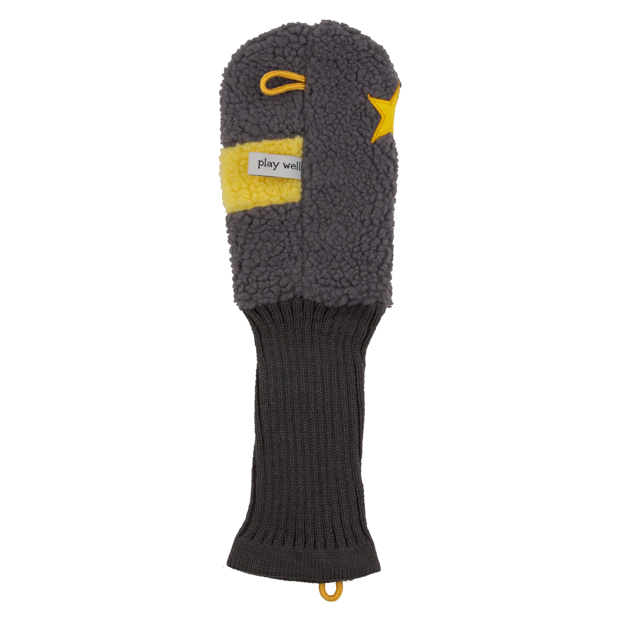 Sounder Golf | Sounder Golf | Golf Accessories | Driver Headcover - Charcoal / Gold | Golf Essentials
