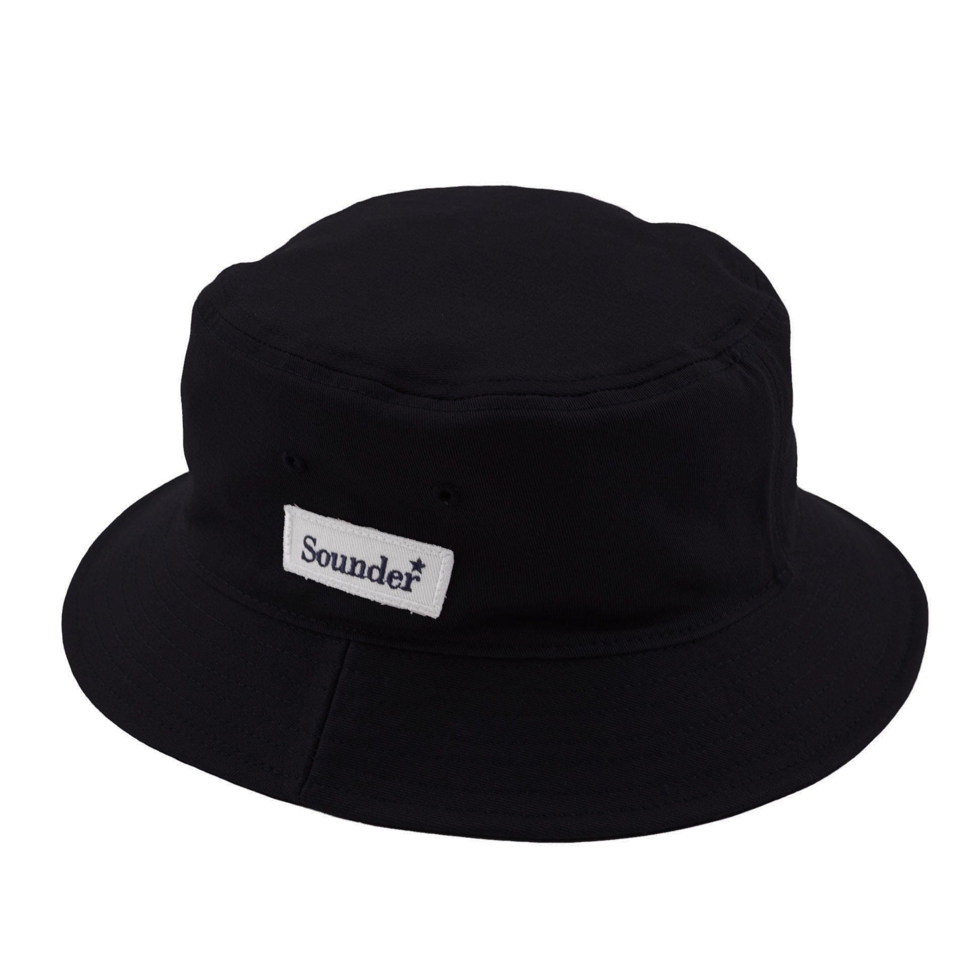 Sounder Golf | Sounder Golf | Hats | Star Bucket Hat with Ball Marker - Black | Hats & Caps