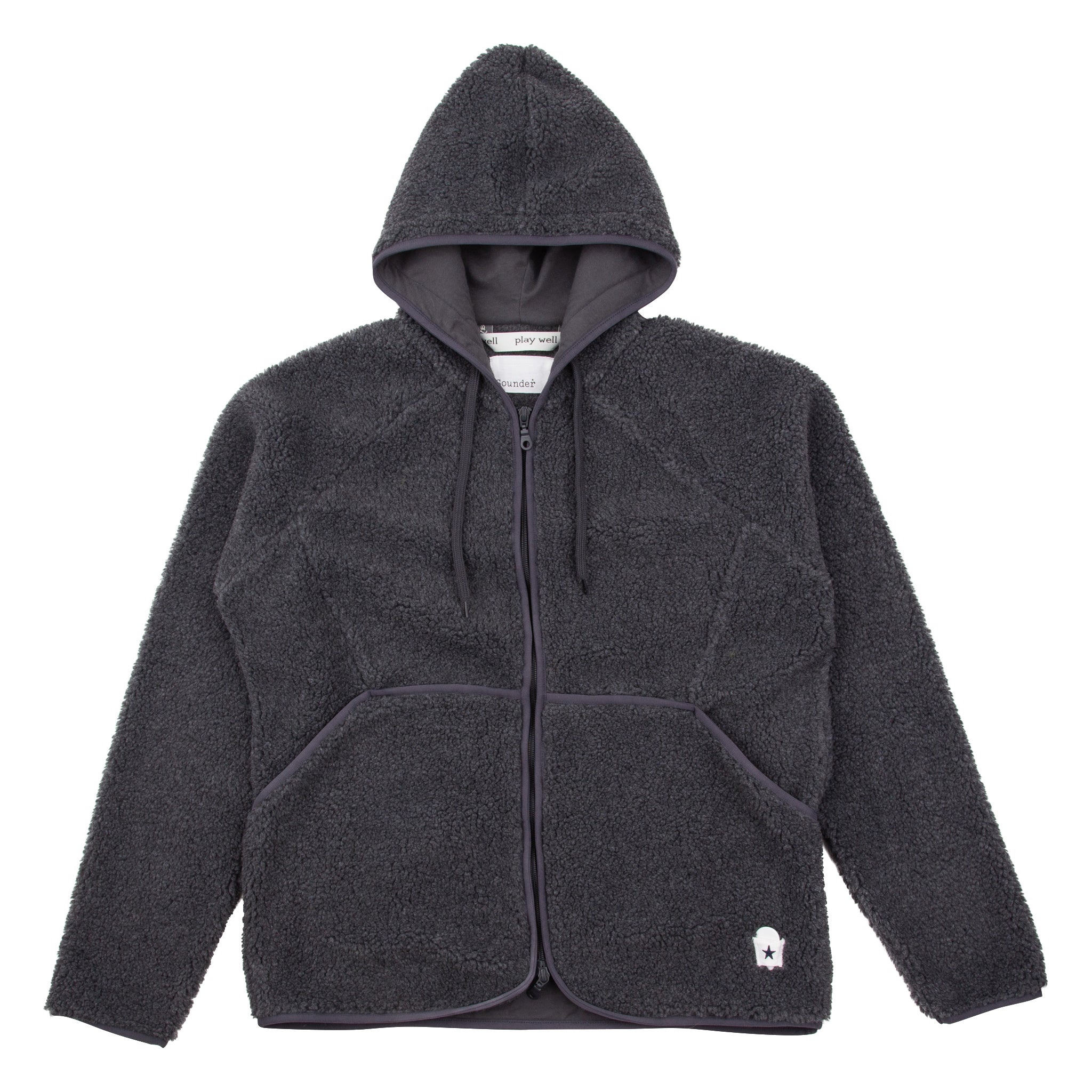 Sounder Golf | Sounder Golf | Clothing | Fleeces | Hooded Himalayas Fleece Jacket - Charcoal | Outerwear