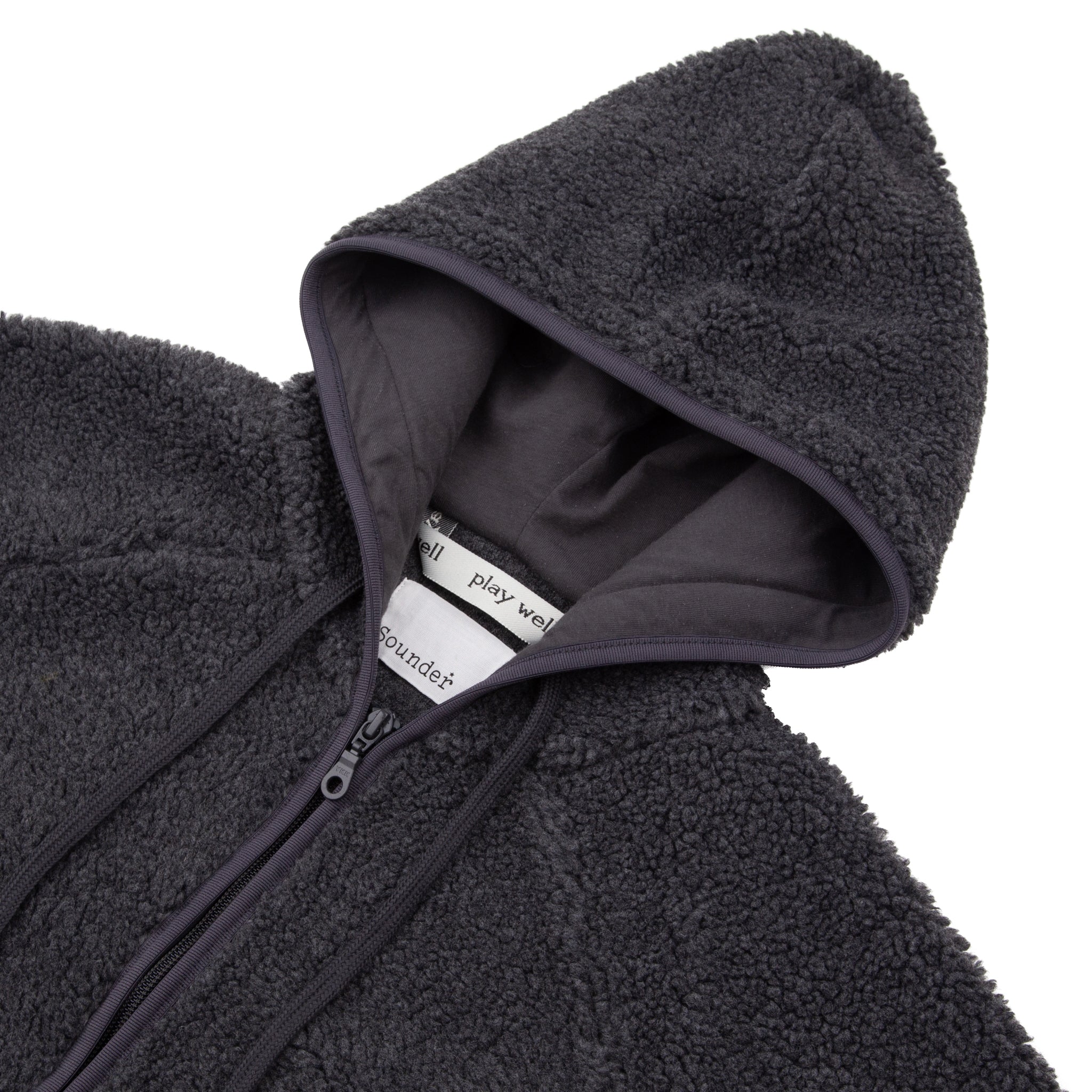 Sounder Golf | Sounder Golf | Clothing | Fleeces | Hooded Himalayas Fleece Jacket - Charcoal | Outerwear