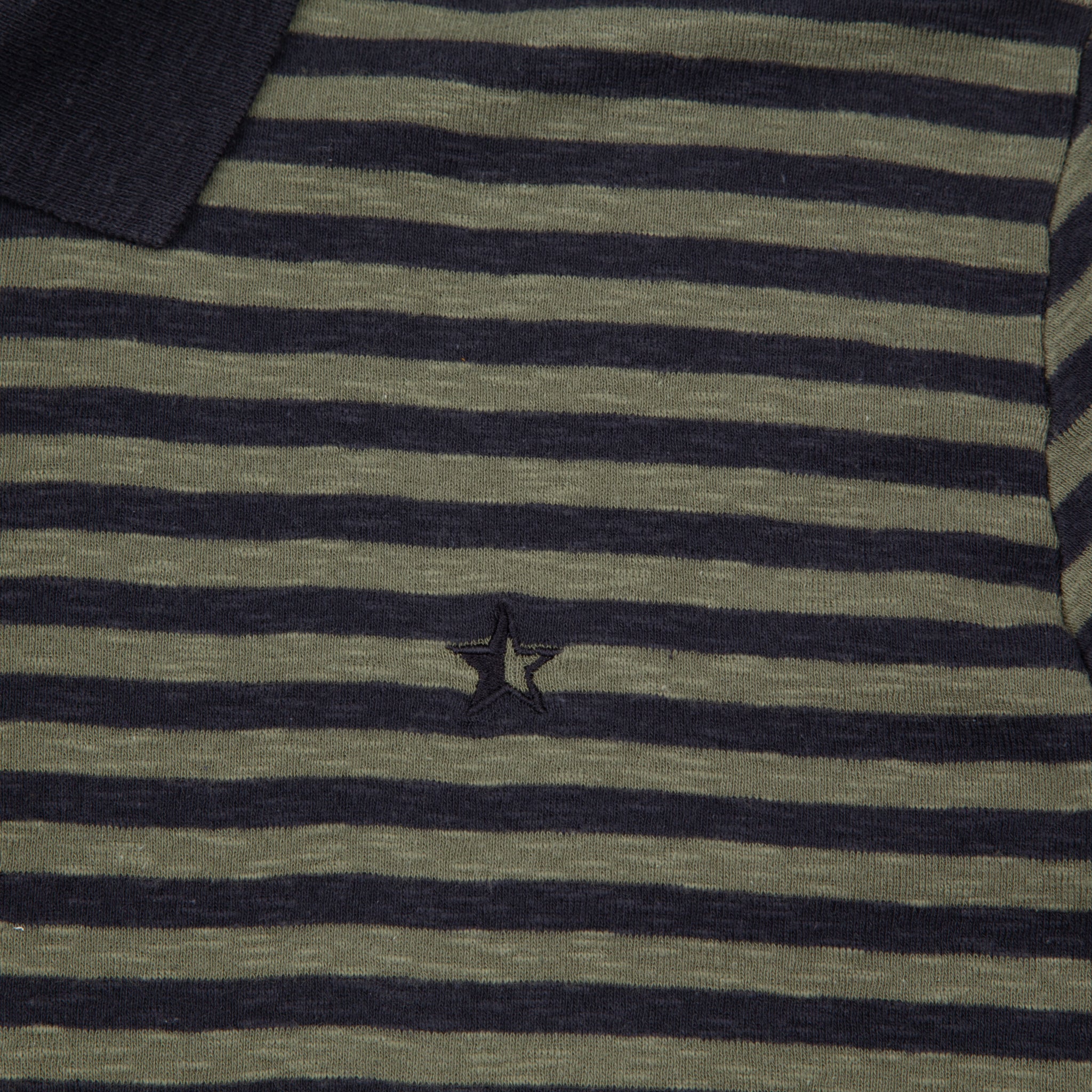 Sounder Golf | Sounder Golf | Clothing | Polos | Fuzzy Polo - Olive and Charcoal | T-Shirts & Shirts