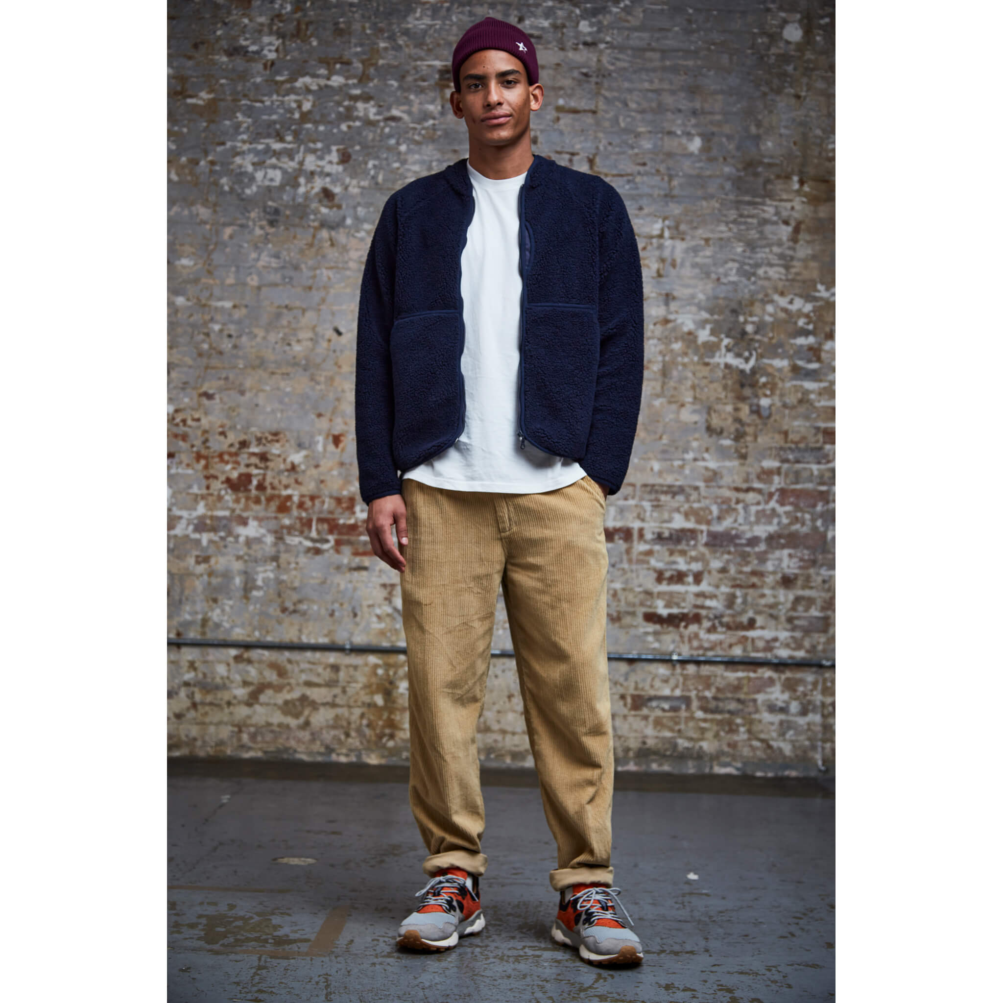 Himalayas Fleece Jacket - Navy