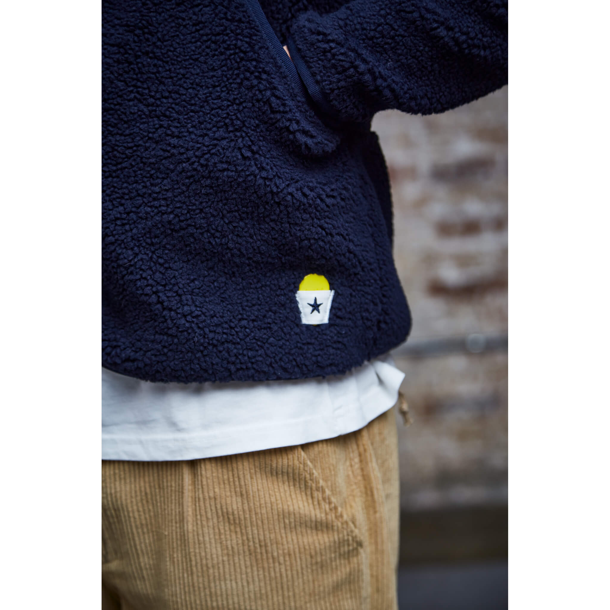 Himalayas Fleece Jacket - Navy