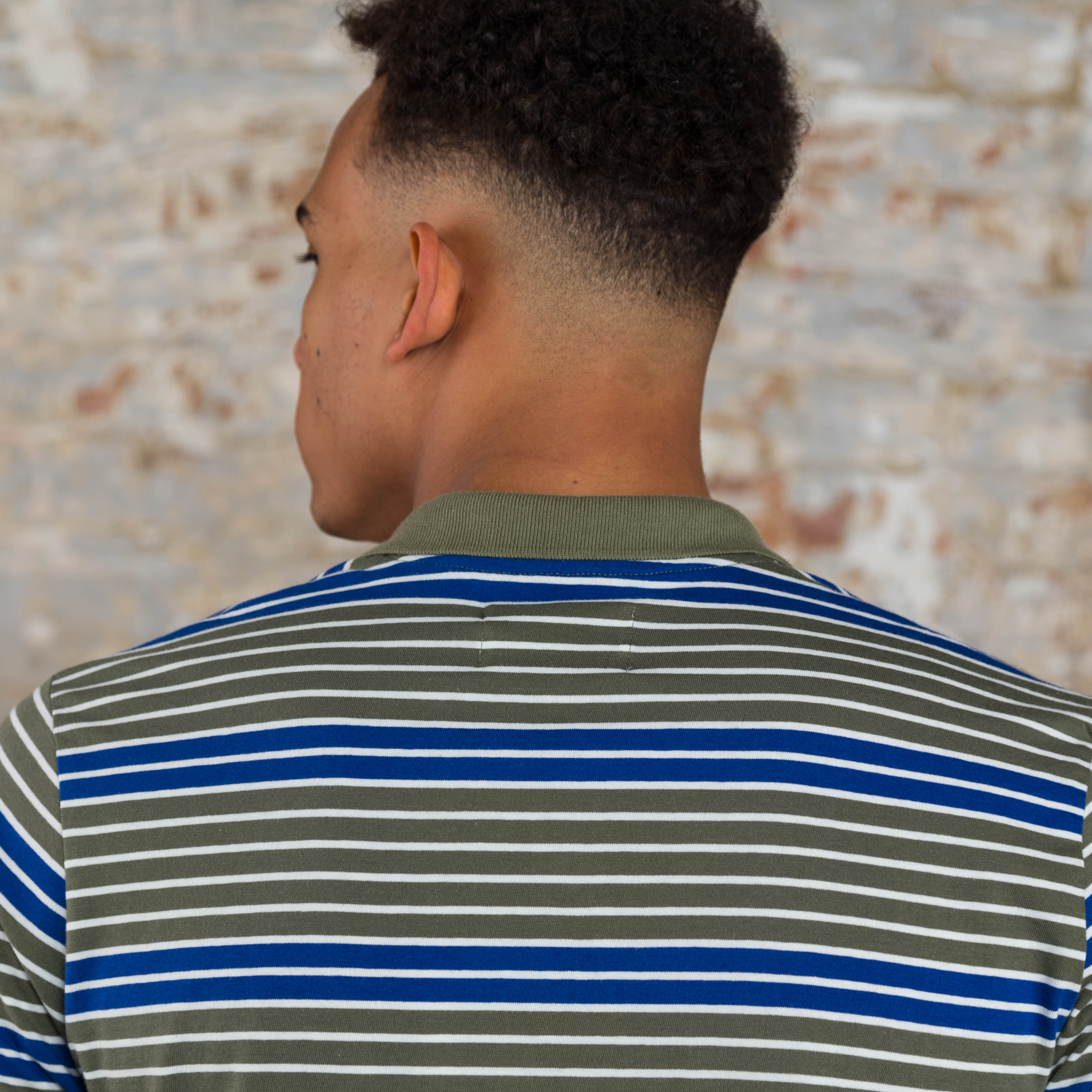 Sounder Golf | Sounder Golf | Clothing | Polos | Monterey Stripe Polo - Indigo and Slate | T-Shirts & Shirts