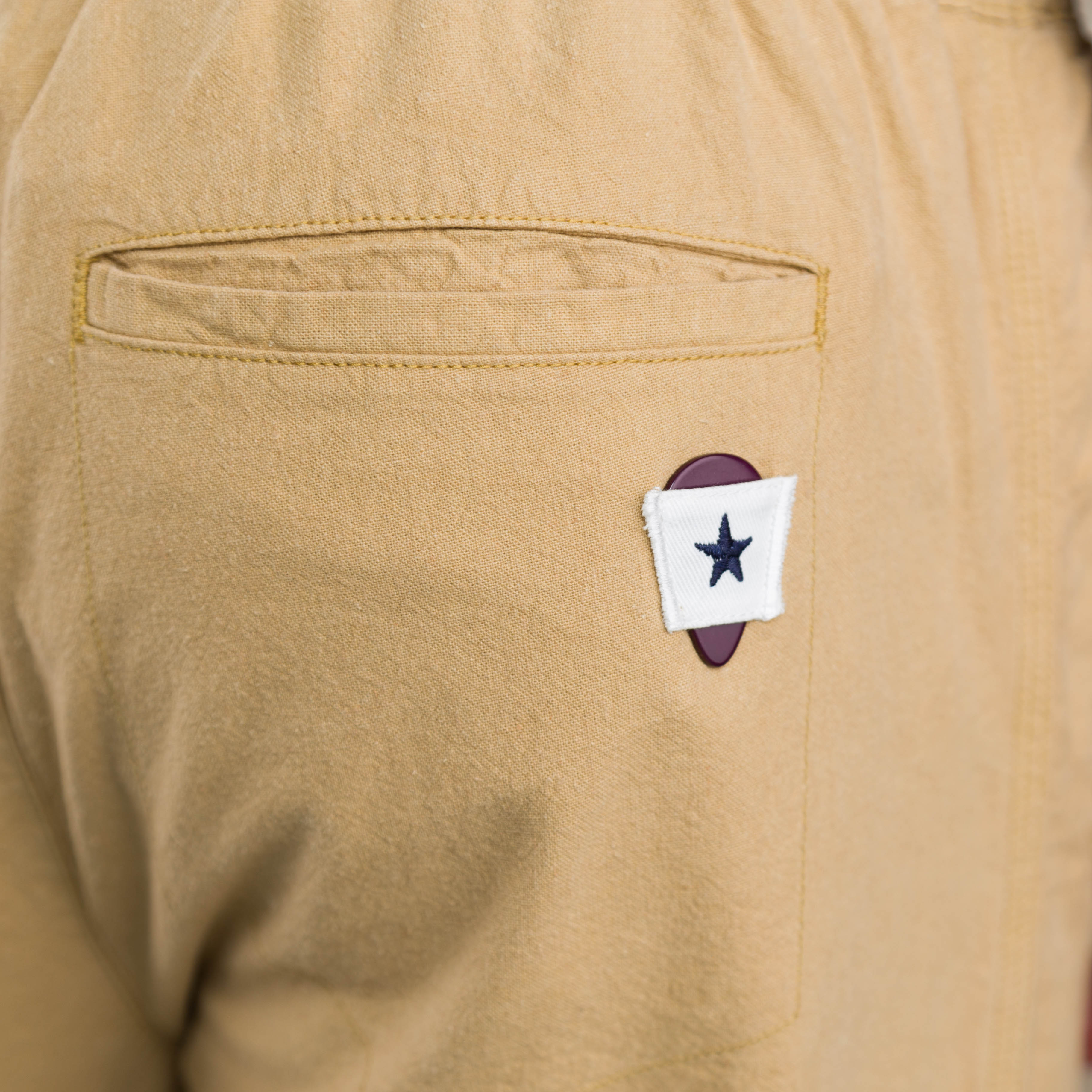 Sounder Golf | Sounder Golf | Clothing | Trousers | Drawcord Good Walk Chino - Tan Linen | Trousers & Shorts