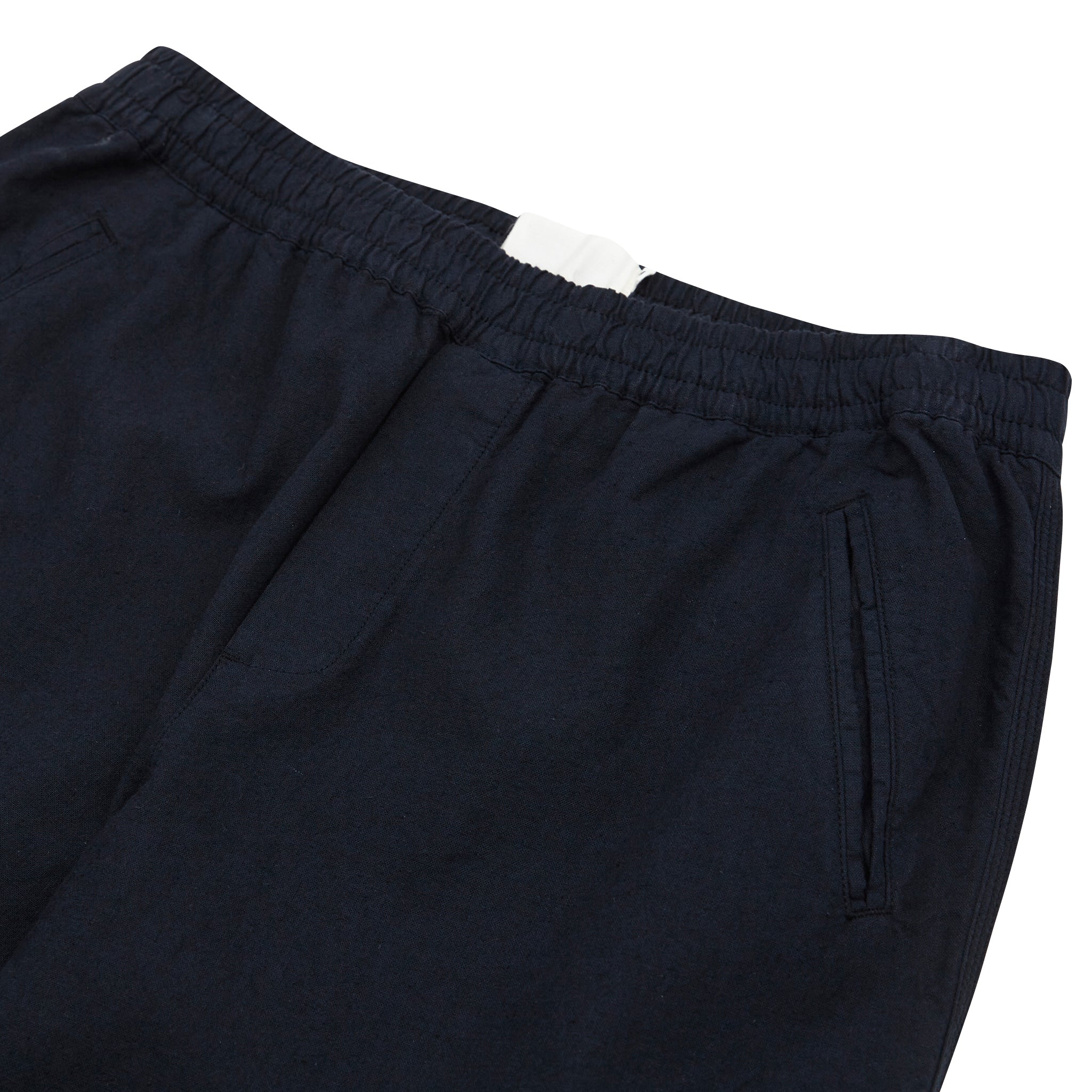 Drawcord Good Walk Chino - Navy Linen Cotton