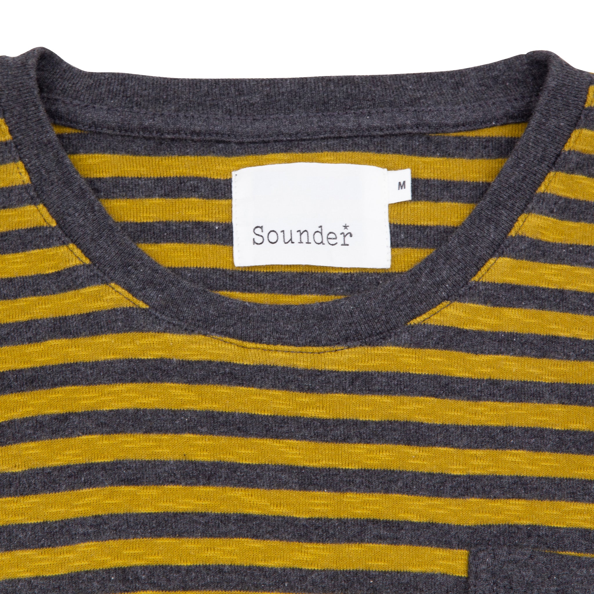 Sounder Golf | Sounder Golf | Clothing | T-Shirts | Fuzzy Pocket Long Sleeve T-Shirt - Gold and Slate | T-Shirts & Shirts