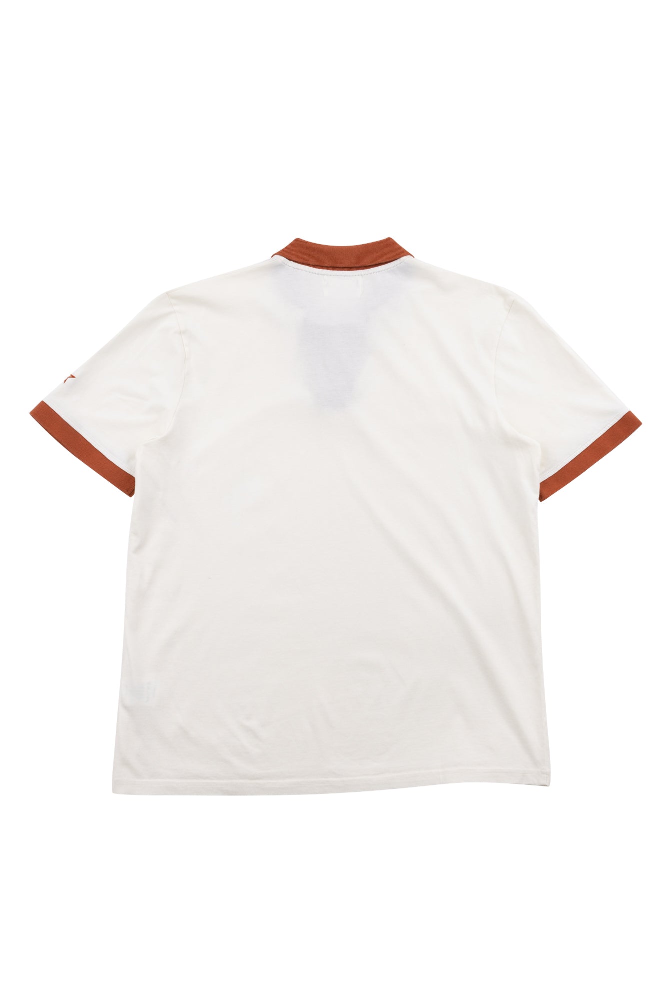 Capri Collar Polo - White / Spice