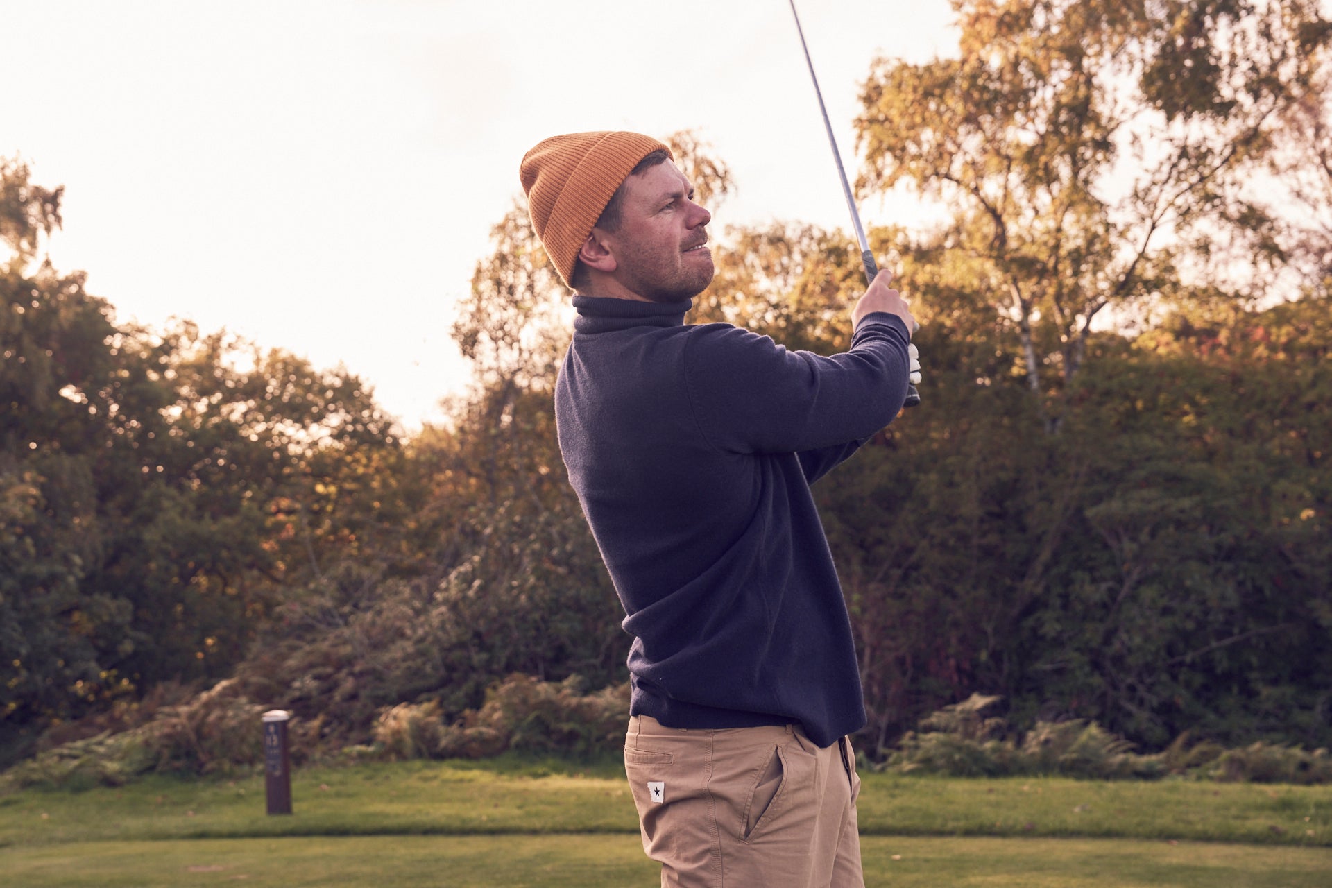 Luxe Star Beanie - Gold