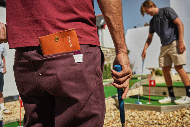 Sounder Golf | Sounder Golf | Accessories | Leather | Tidy Leather Pouch - Warm Tan | Leather
