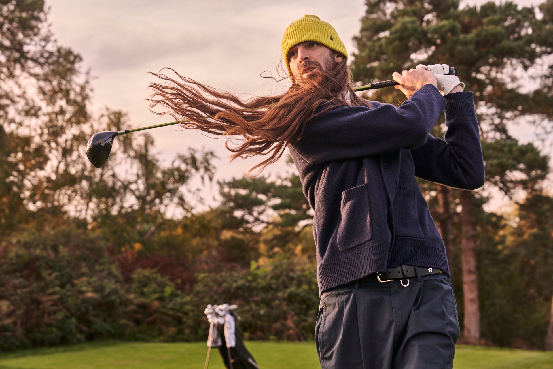 Sounder Golf | Sounder Golf | Accessories | Belts | Star Leather Belt Chocolate | Leather