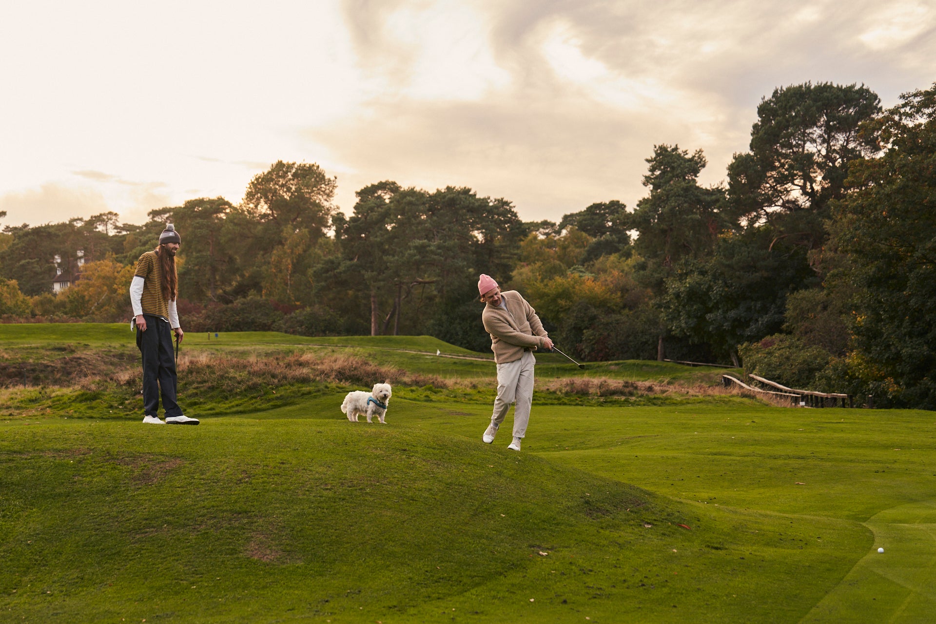 Sounder Golf | Sounder Golf | Clothing | Fleeces | Himalayas Fleece Jacket - Oat | Outerwear