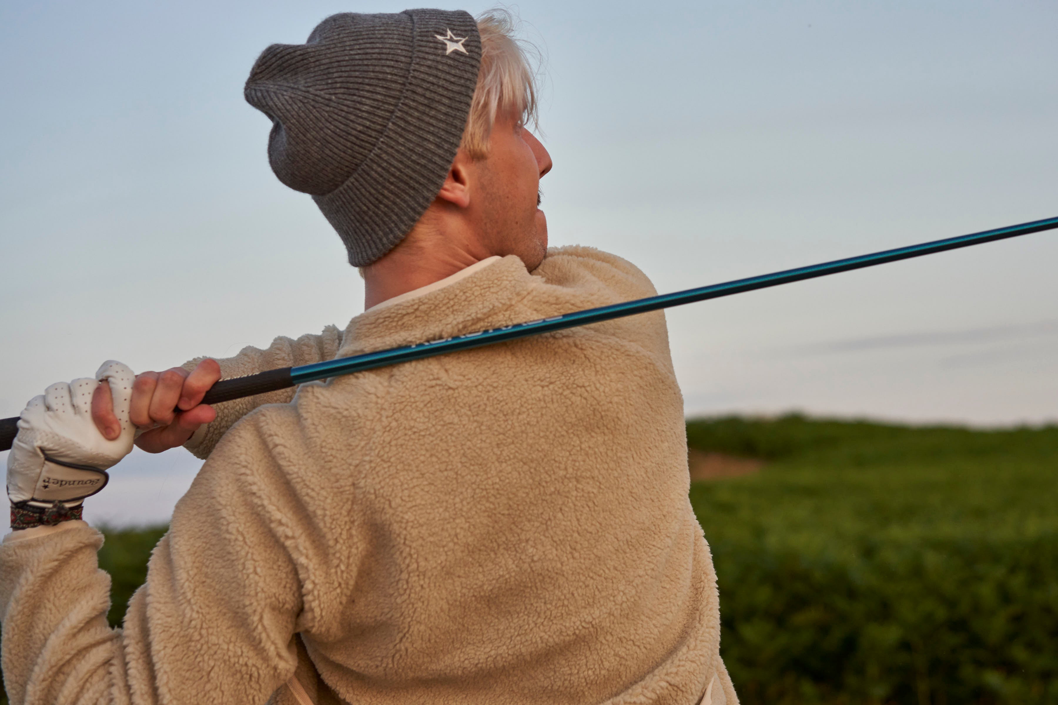 Sounder Golf | Sounder Golf | Clothing | Fleeces | Himalayas Fleece Jacket - Oat | Outerwear